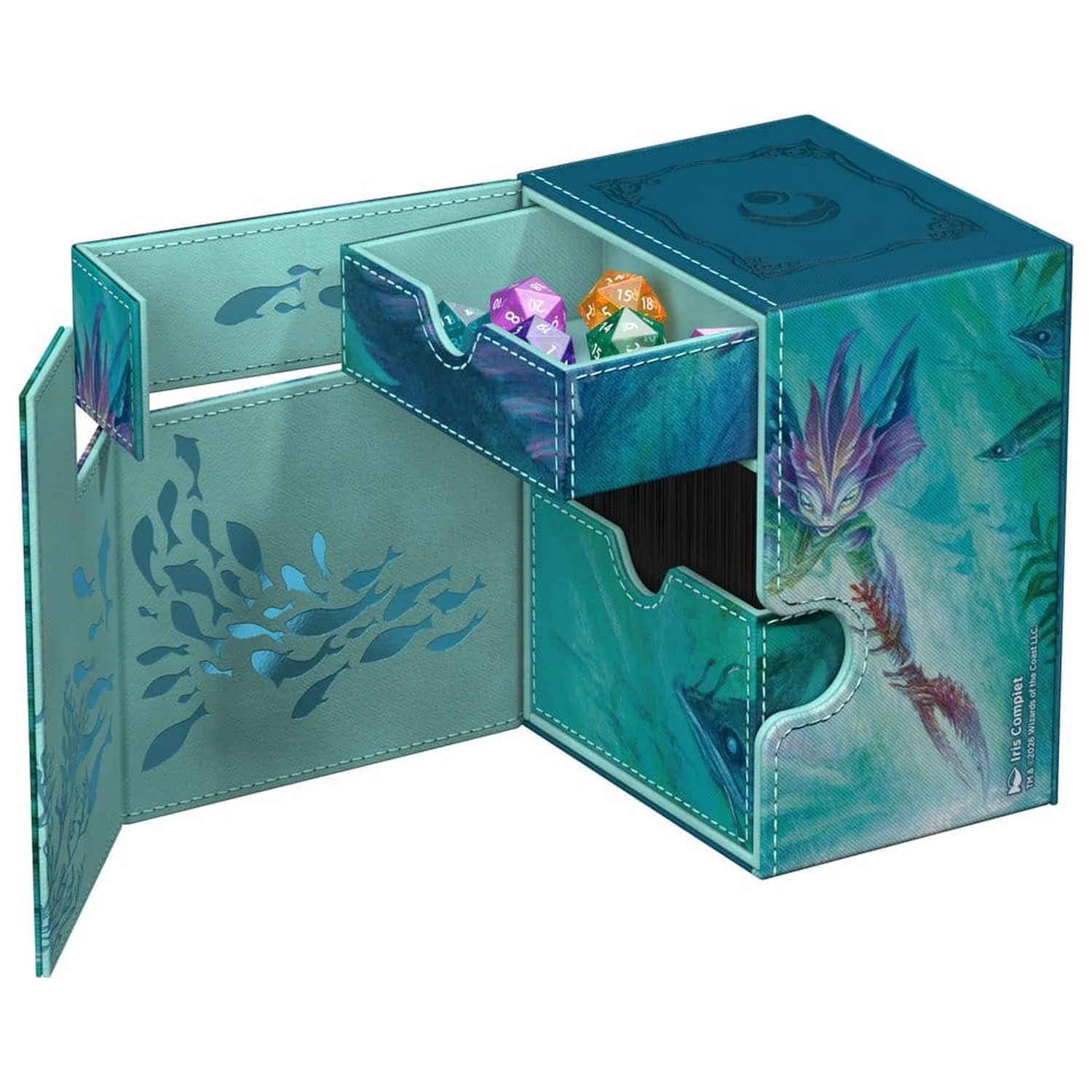 Ultimate Guard Flip'n'Tray 133+ Xenoskin Magic: The Gathering "Lorwyn Eclipsed" - Silvergill Mentor poza produsului