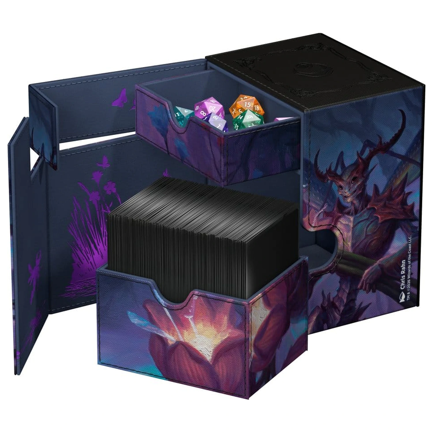 Ultimate Guard Flip'n'Tray 133+ Xenoskin Magic: The Gathering "Lorwyn Eclipsed" - Bitterbloom Bearer poza produsului