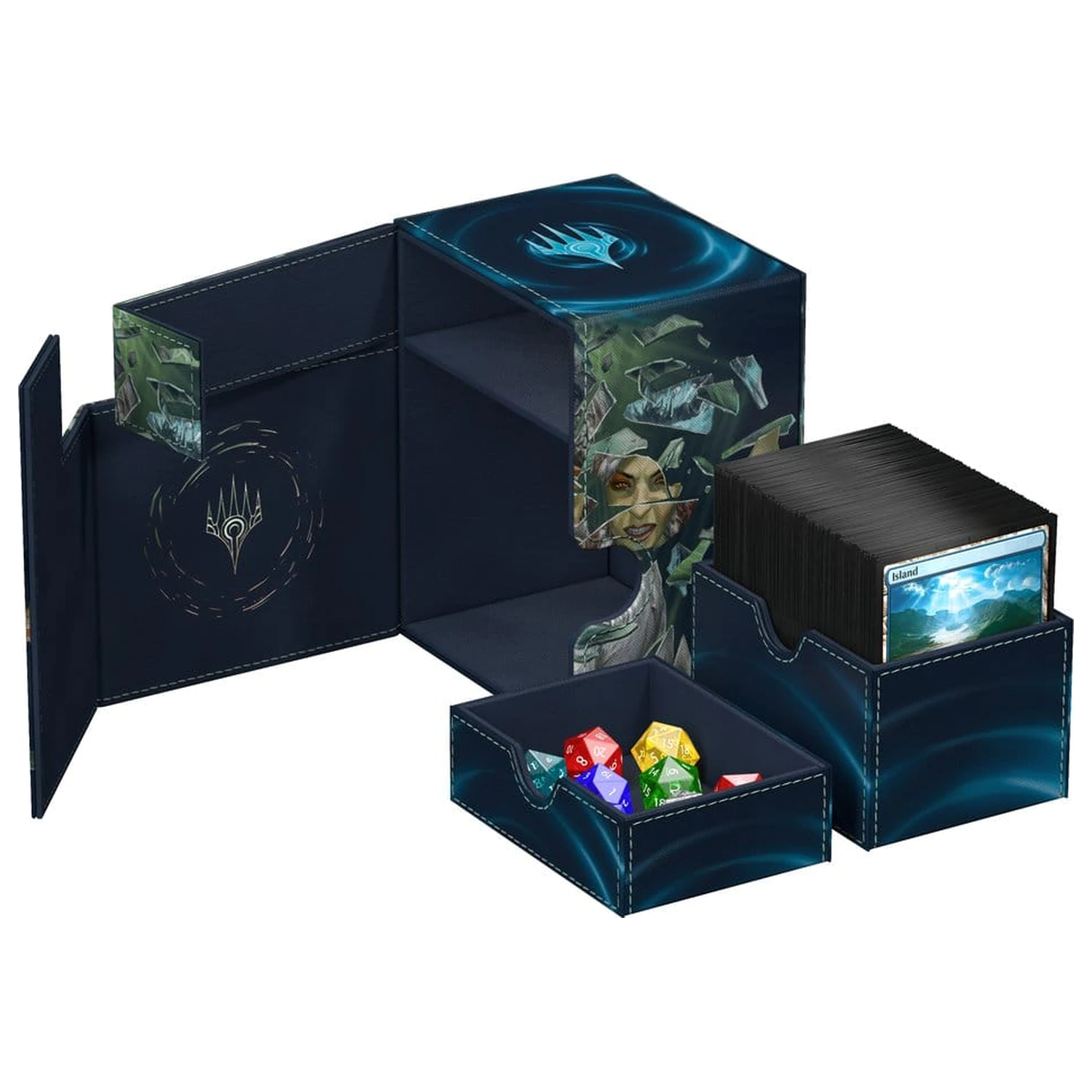 Ultimate Guard Flip'n'Tray 133+ Xenoskin Magic: The Gathering "Reality Fracture" - Way of the Mind Sculptor / Way of the Paradox poza produsului