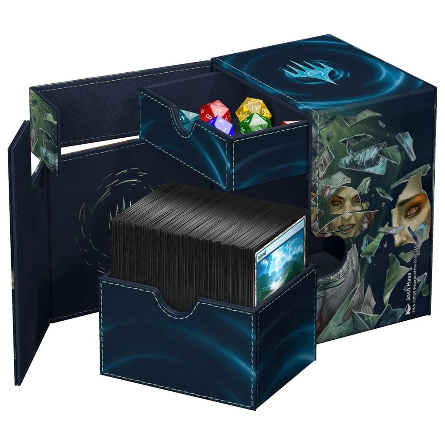 Ultimate Guard Flip'n'Tray 133+ Xenoskin Magic: The Gathering "Reality Fracture" - Way of the Mind Sculptor / Way of the Paradox poza produsului
