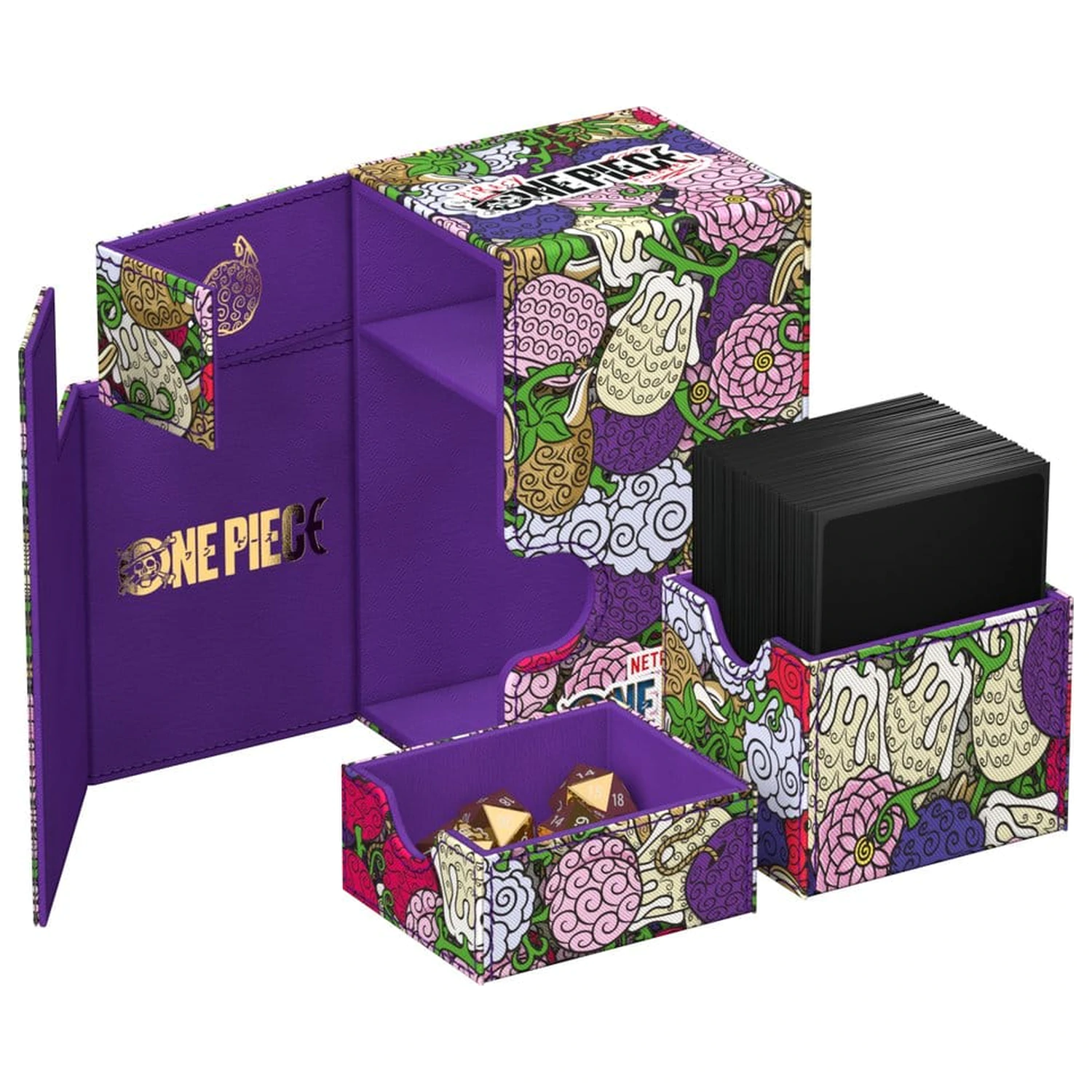 Ultimate Guard Flip'n'Tray 80+ Xenoskin o singura bucata - Devil Fruits poza produsului