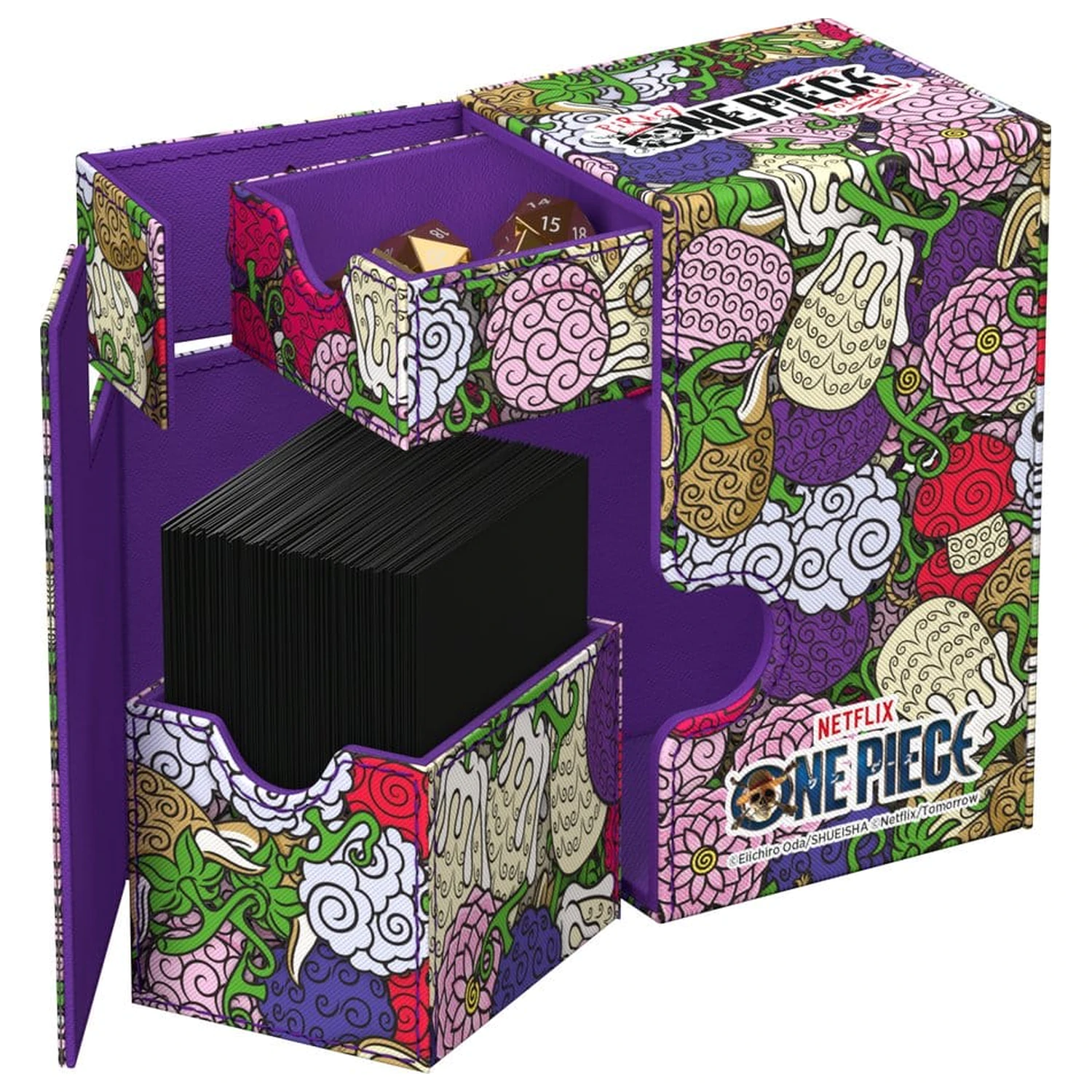 Ultimate Guard Flip'n'Tray 80+ Xenoskin o singura bucata - Devil Fruits poza produsului