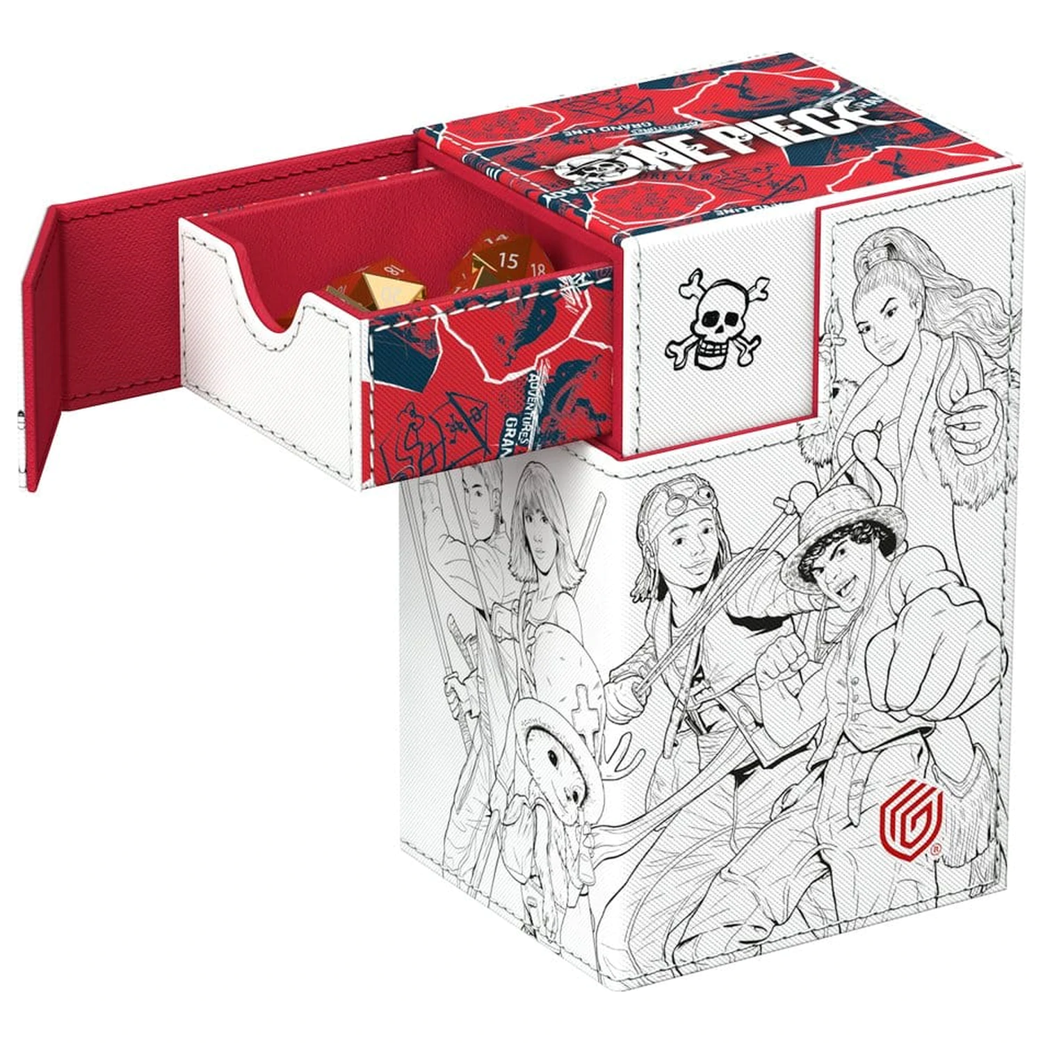 Ultimate Guard Flip'n'Tray 80+ Xenoskin O singura bucata - Sketch poza produsului