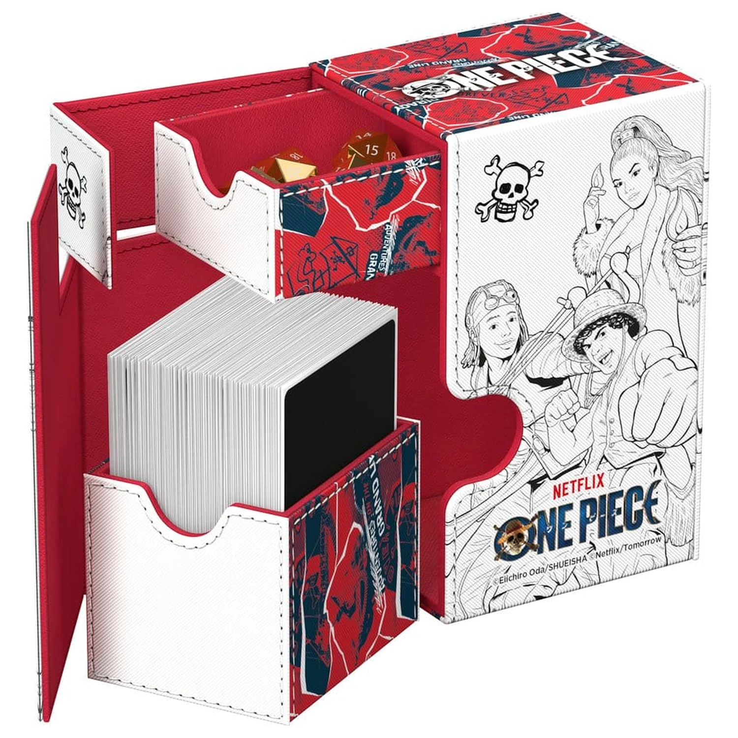 Ultimate Guard Flip'n'Tray 80+ Xenoskin O singura bucata - Sketch poza produsului