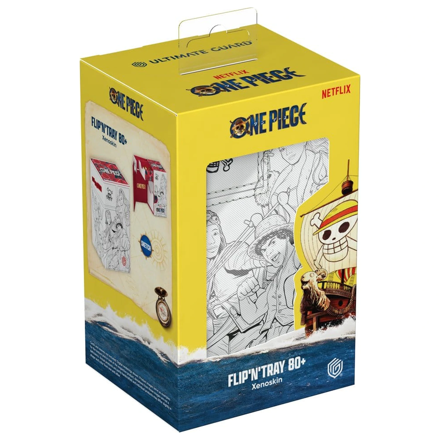 Ultimate Guard Flip'n'Tray 80+ Xenoskin O singura bucata - Sketch poza produsului