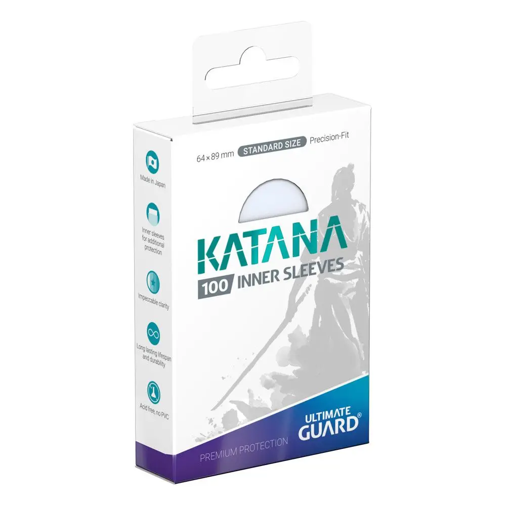 Ultimate Guard Katana Inner Sleeves Mărime Standard Transparent (100 bucăți) poza produsului