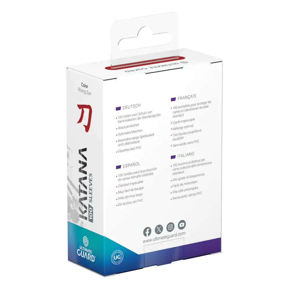 Ultimate Guard Katana Mâneci Dimensiune Standard (100 bucăți) - Rising Sun poza produsului