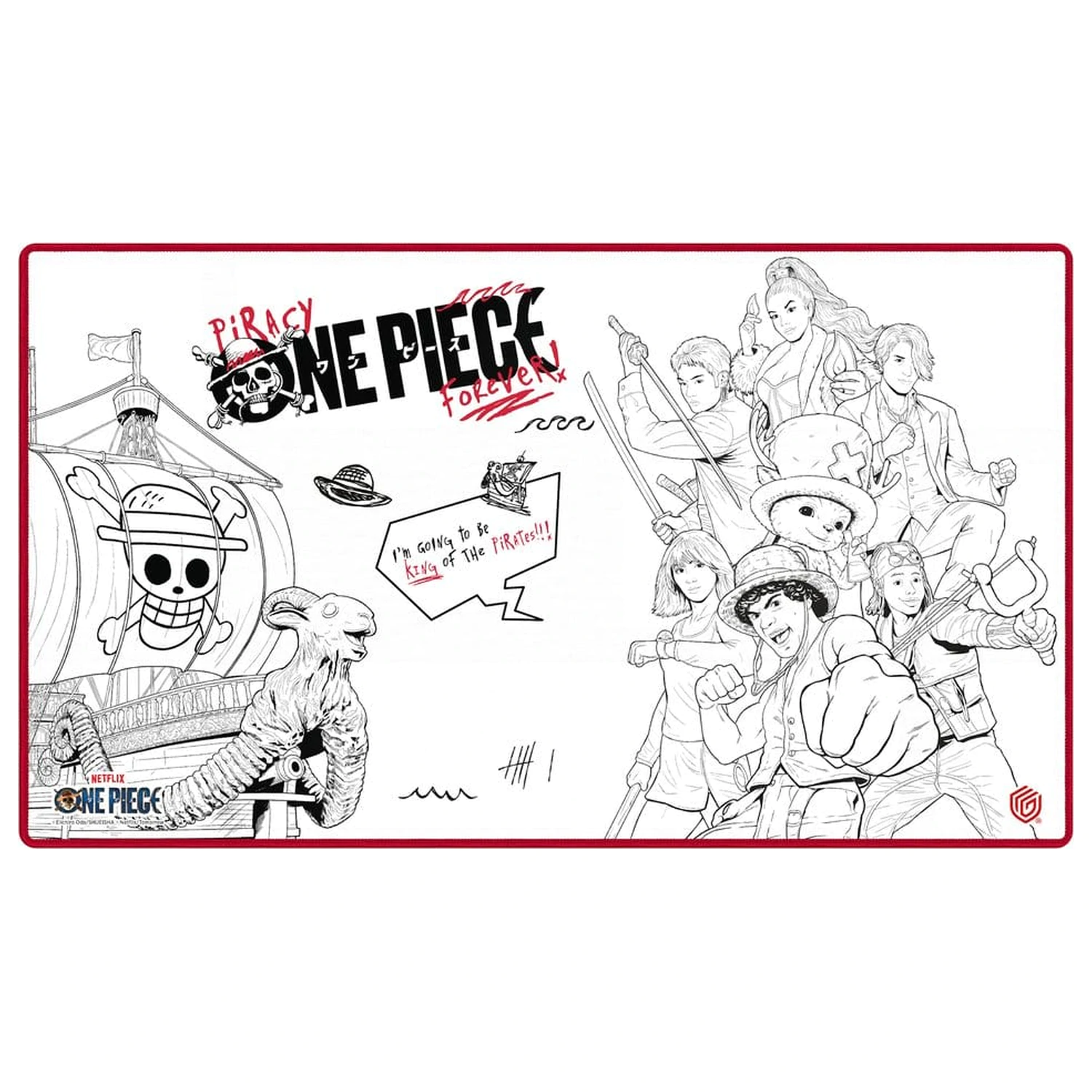Ultimate Guard Play-Mat One Piece - Sketch poza produsului