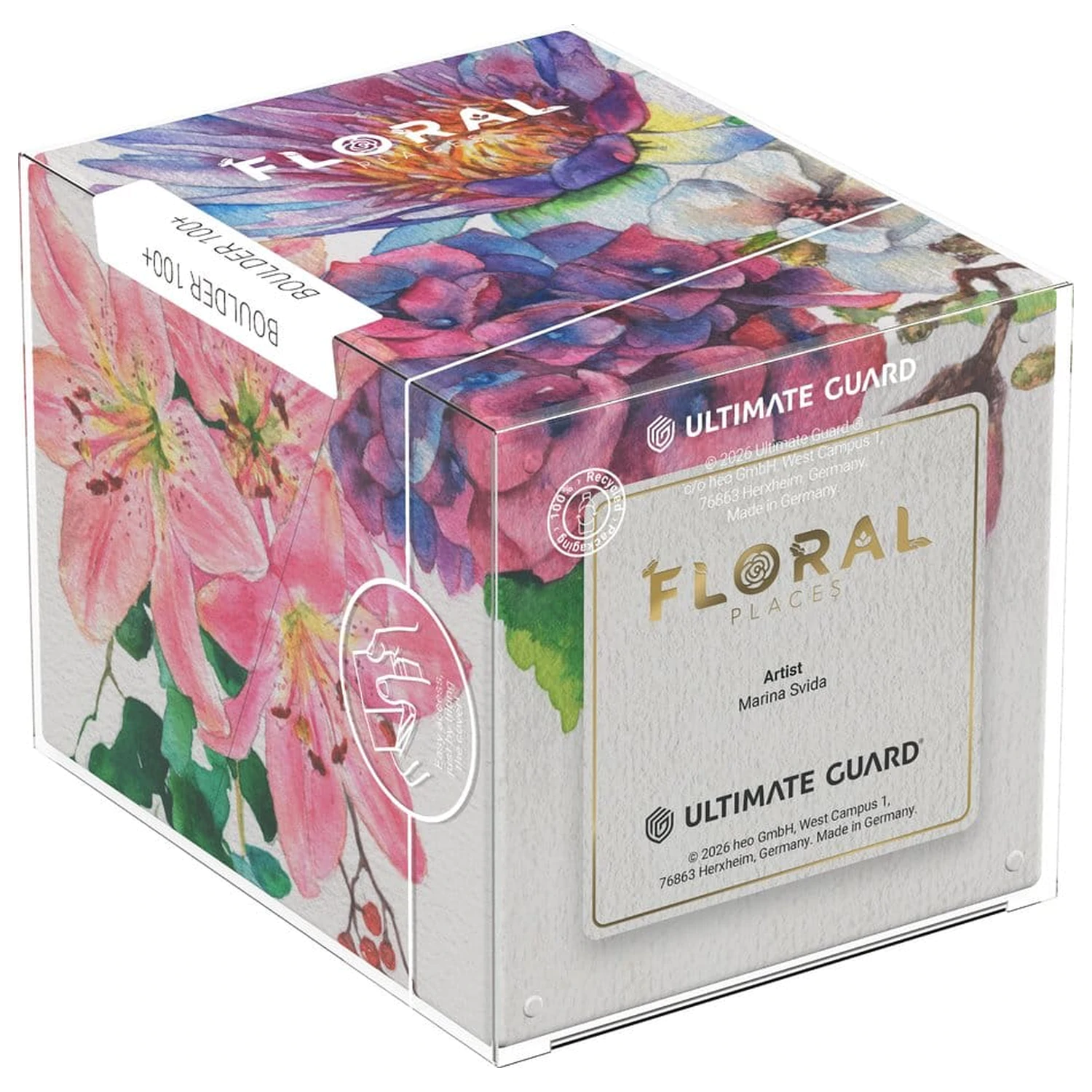 Ultimate Guard RTE Boulder 100+ Floral Places - Lotus Bloom poza produsului