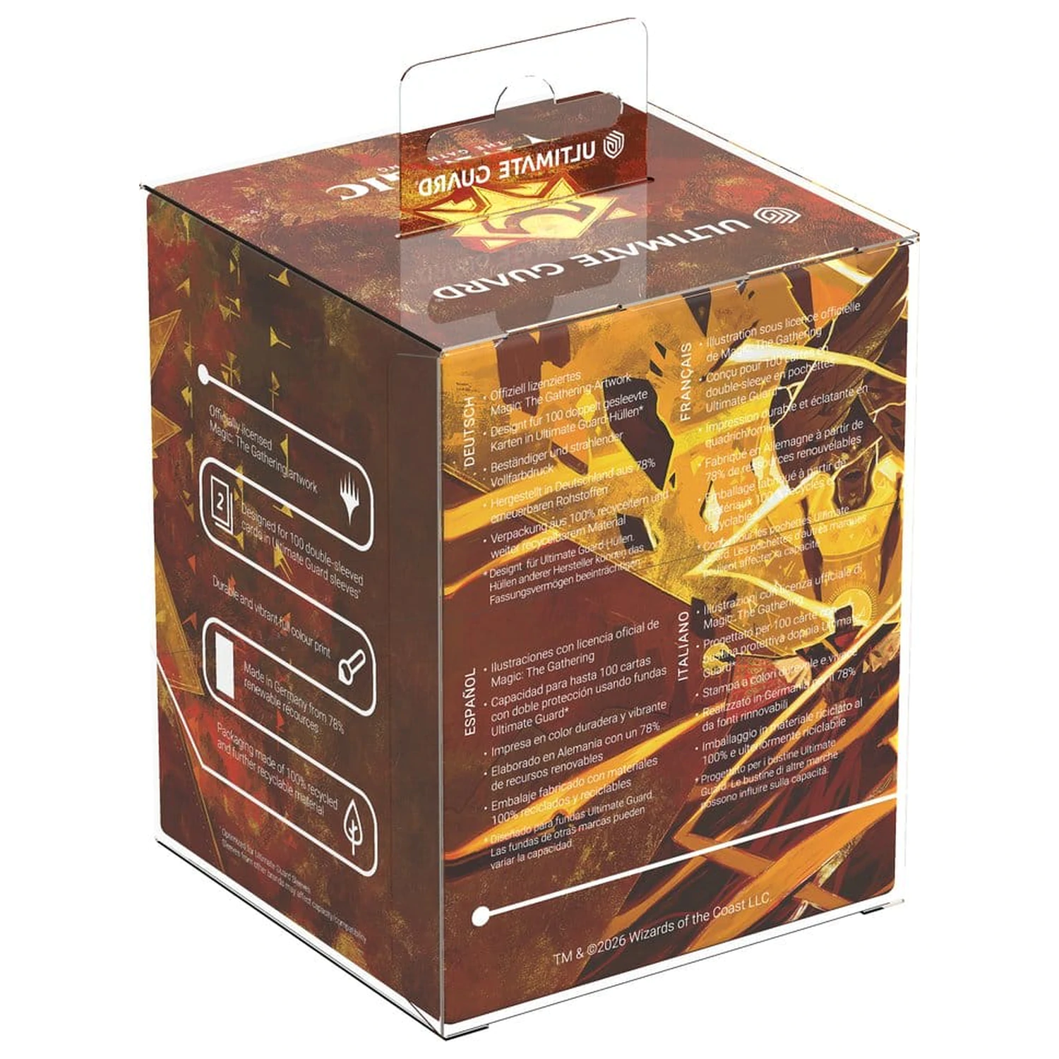 Ultimate Guard RTE Boulder 100+ Magic: The Gathering "Secrets of Strixhaven" - Lorehold poza produsului