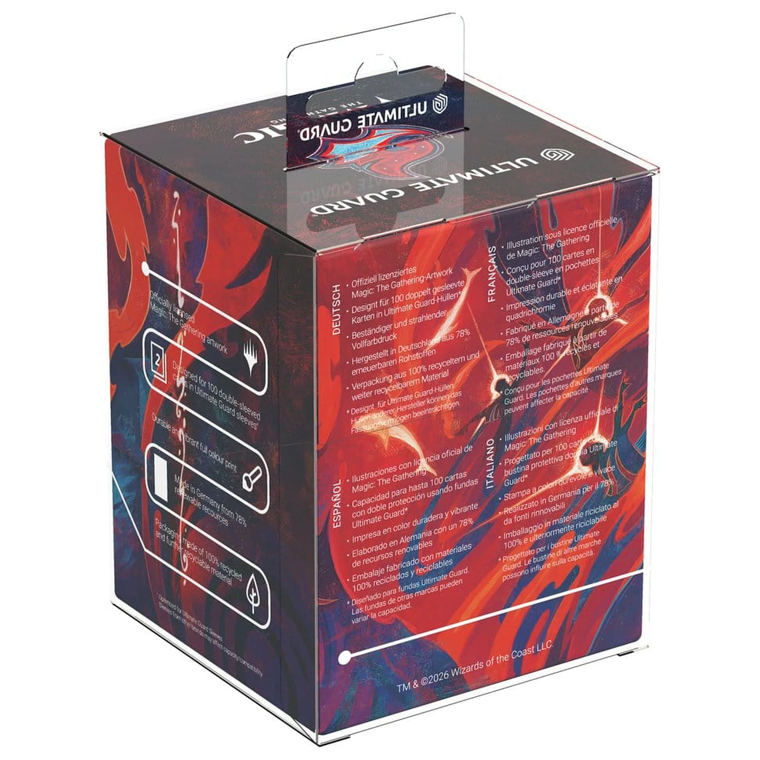 Ultimate Guard RTE Boulder 100+ Magic: The Gathering "Secrets of Strixhaven" - Prismari poza produsului