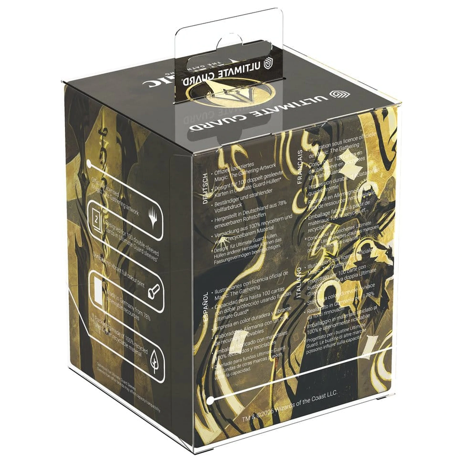 Ultimate Guard RTE Boulder 100+ Magic: The Gathering "Secrets of Strixhaven" - Silverquill poza produsului