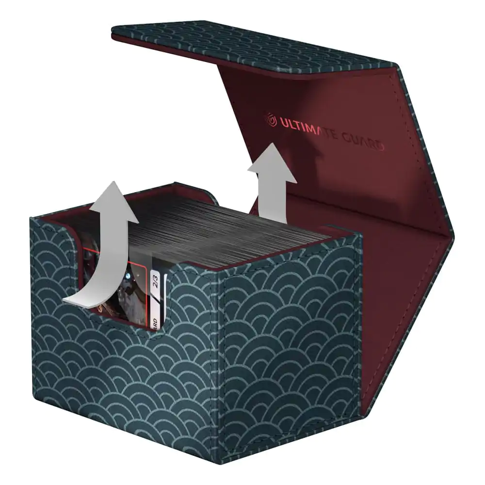 Ultimate Guard Sidewinder 100+ Katana: The Shogun's Journey - Part 2 - Seigaiha (Albastru Închis / Roșu Închis) poza produsului