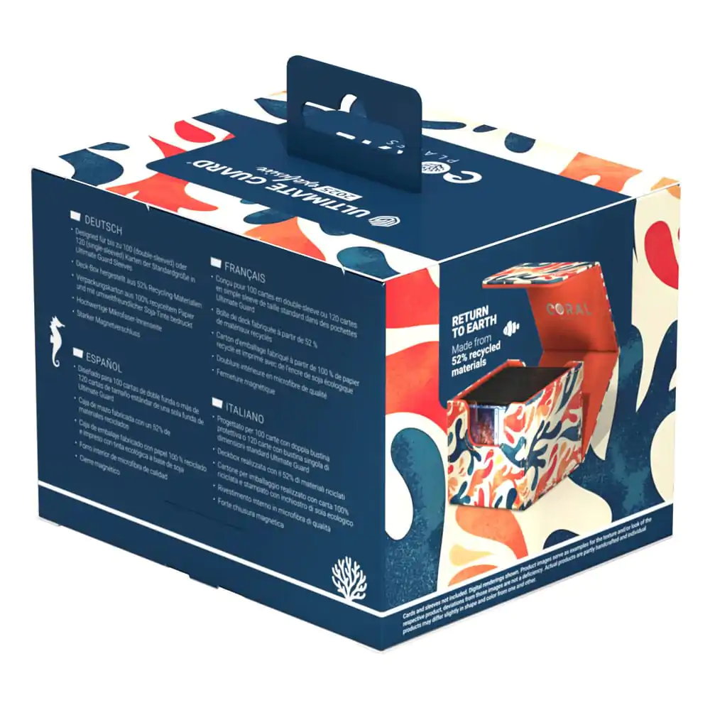 Ultimate Guard Sidewinder 100+ Xenoskin 2025 Exclusive "Coral Places" - Mellow Sea - Cutie pentru cărți poza produsului