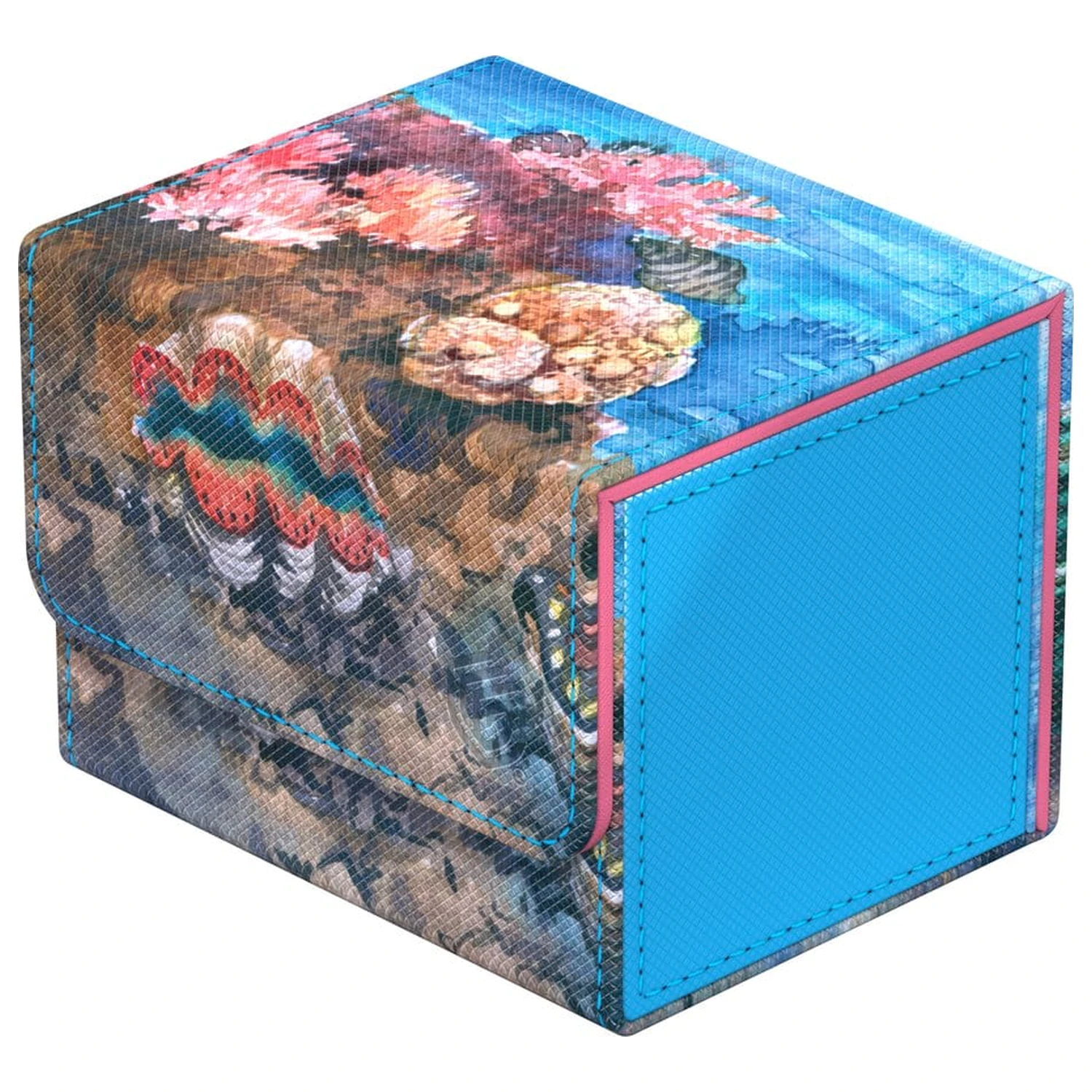 Ultimate Guard Sidewinder 100+ Xenoskin "Coral Places" - Seablue Hush poza produsului