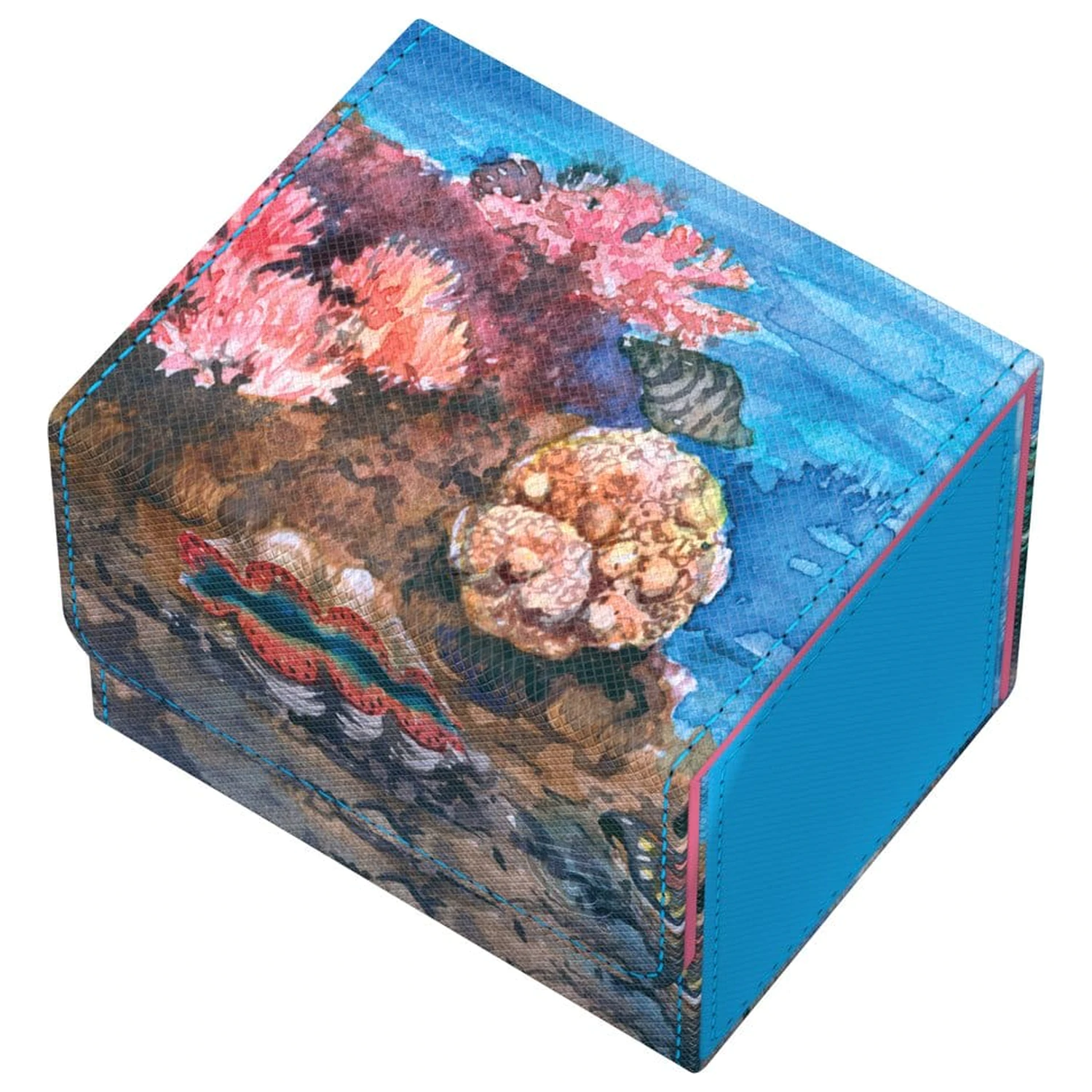 Ultimate Guard Sidewinder 100+ Xenoskin "Coral Places" - Seablue Hush poza produsului