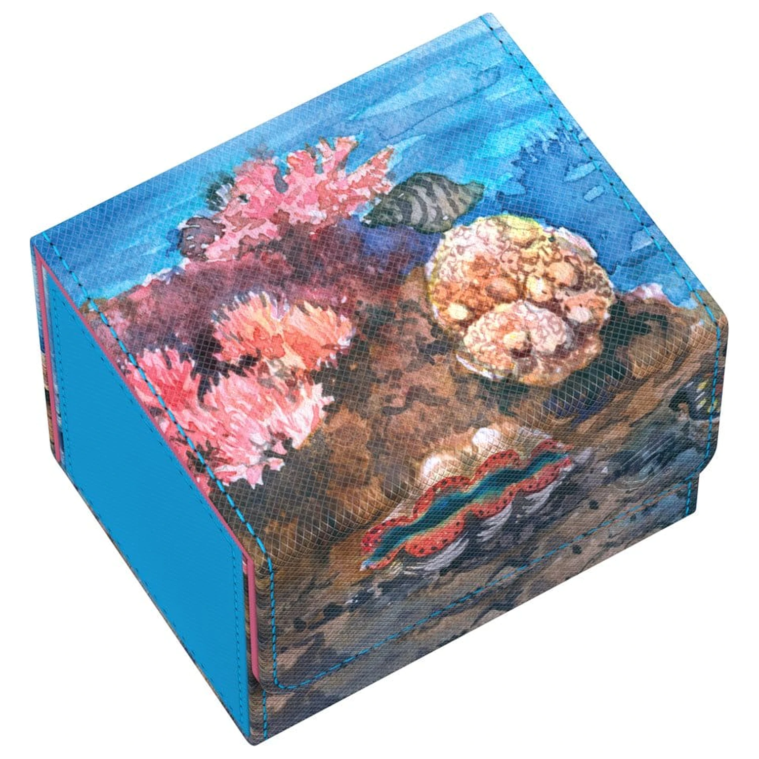 Ultimate Guard Sidewinder 100+ Xenoskin "Coral Places" - Seablue Hush poza produsului