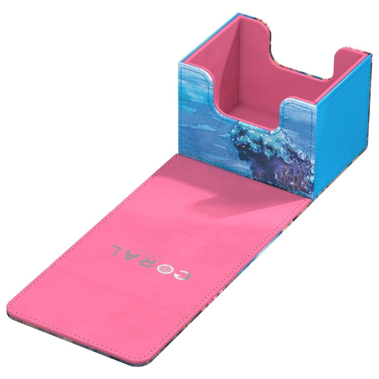 Ultimate Guard Sidewinder 100+ Xenoskin "Coral Places" - Seablue Hush poza produsului