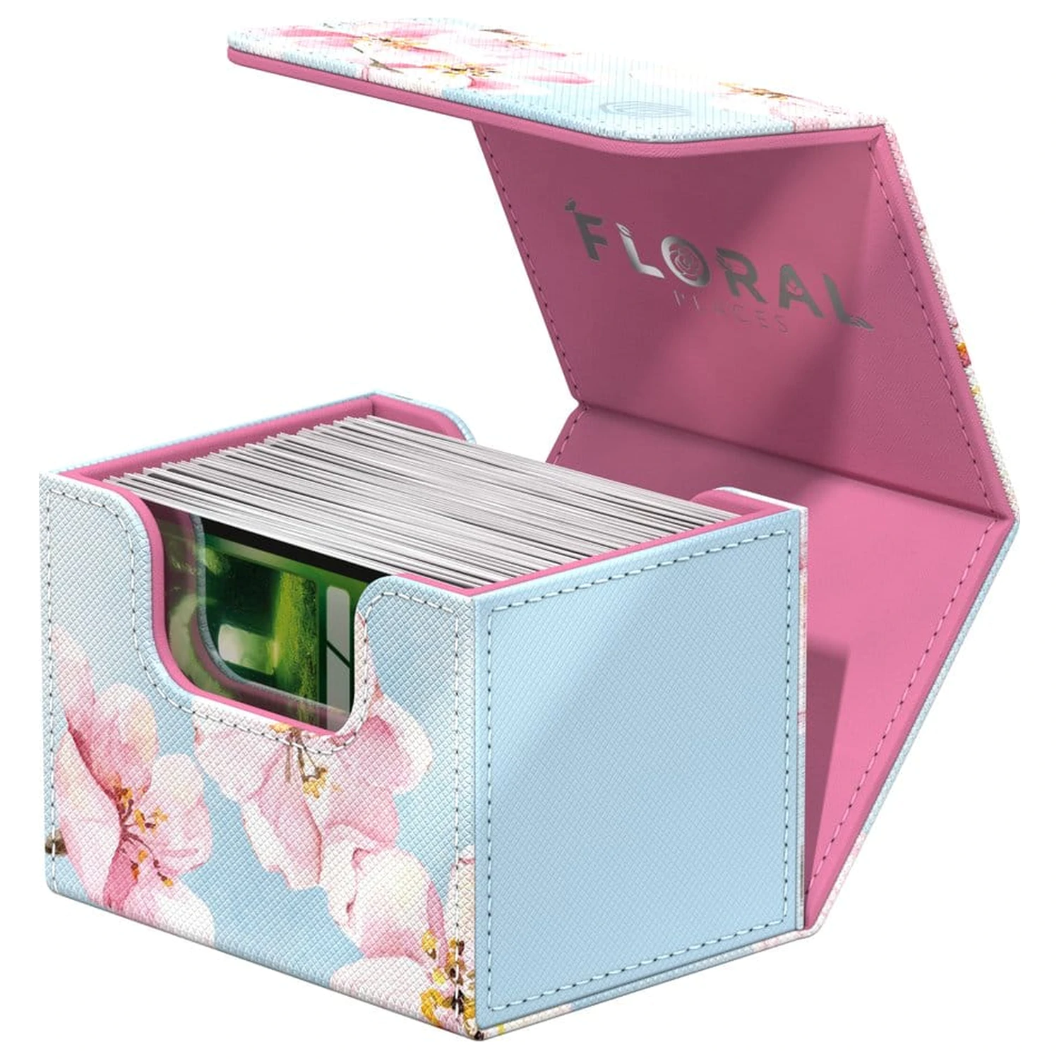 Ultimate Guard Sidewinder 100+ Xenoskin "Floral Places" - Cherry Blossom poza produsului