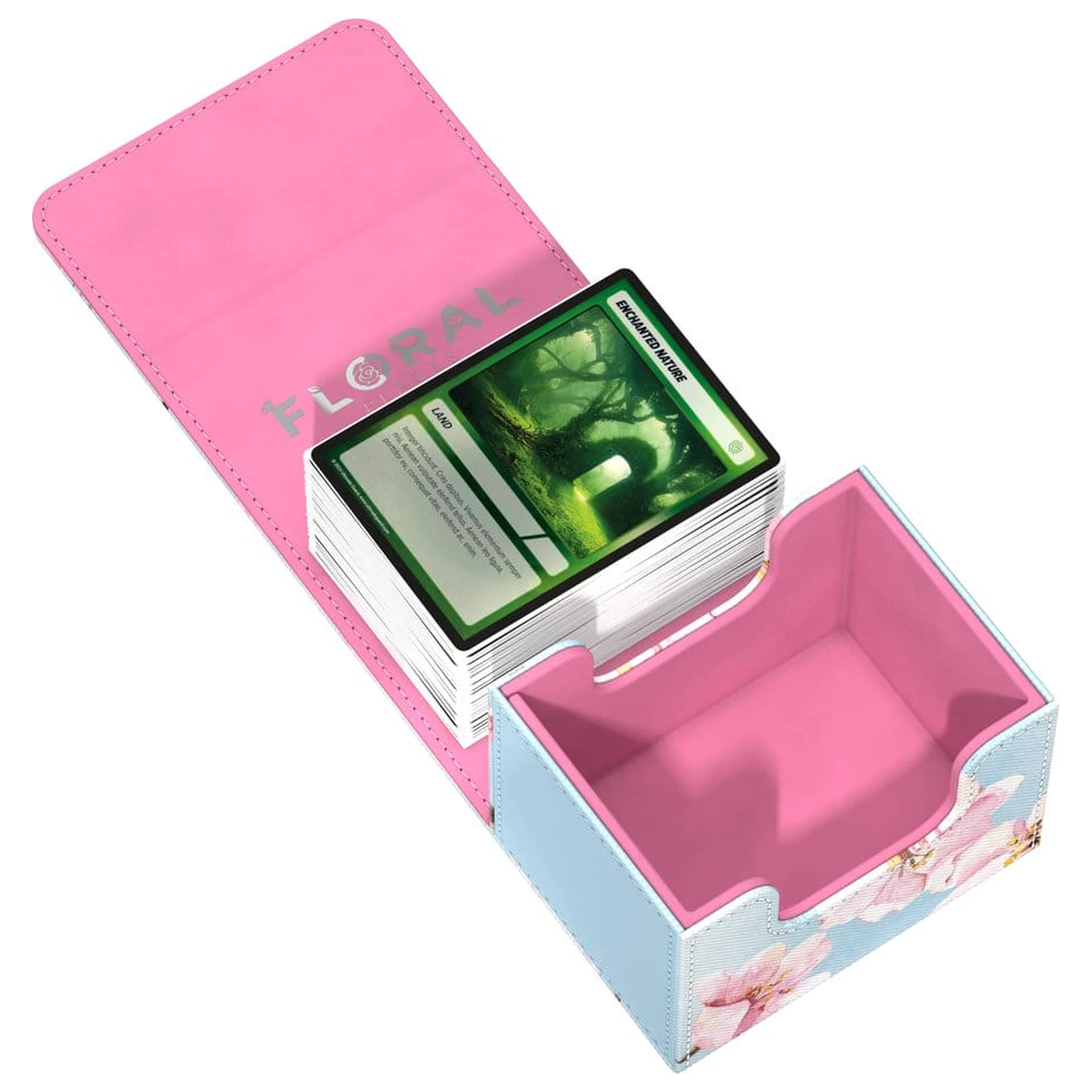 Ultimate Guard Sidewinder 100+ Xenoskin "Floral Places" - Cherry Blossom poza produsului