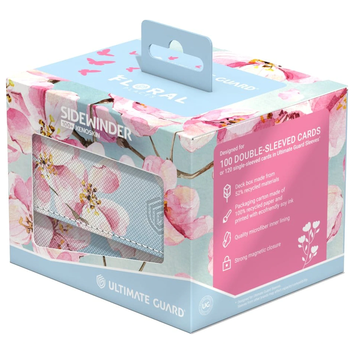 Ultimate Guard Sidewinder 100+ Xenoskin "Floral Places" - Cherry Blossom poza produsului