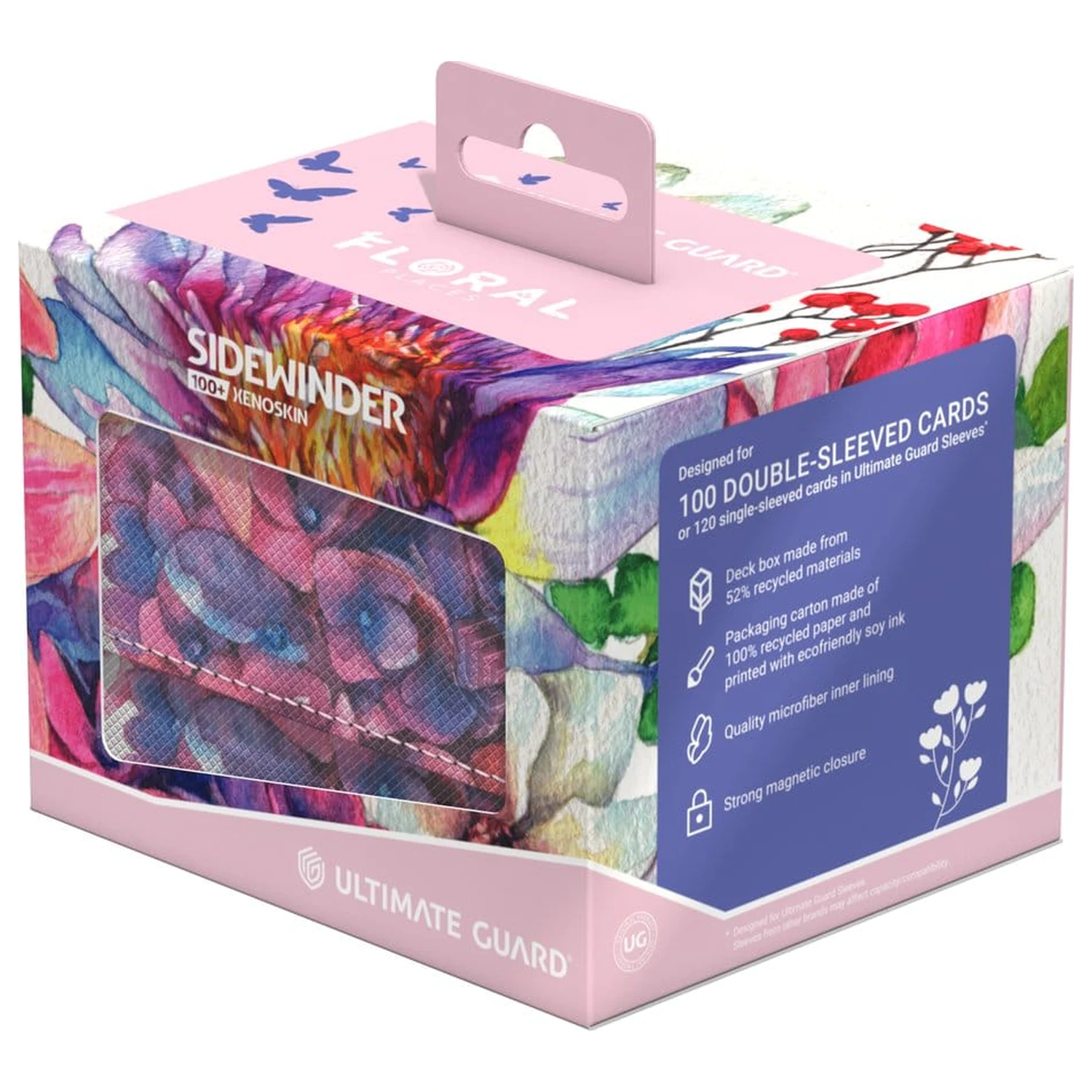 Ultimate Guard Sidewinder 100+ Xenoskin "Floral Places" - Lotus Bloom poza produsului
