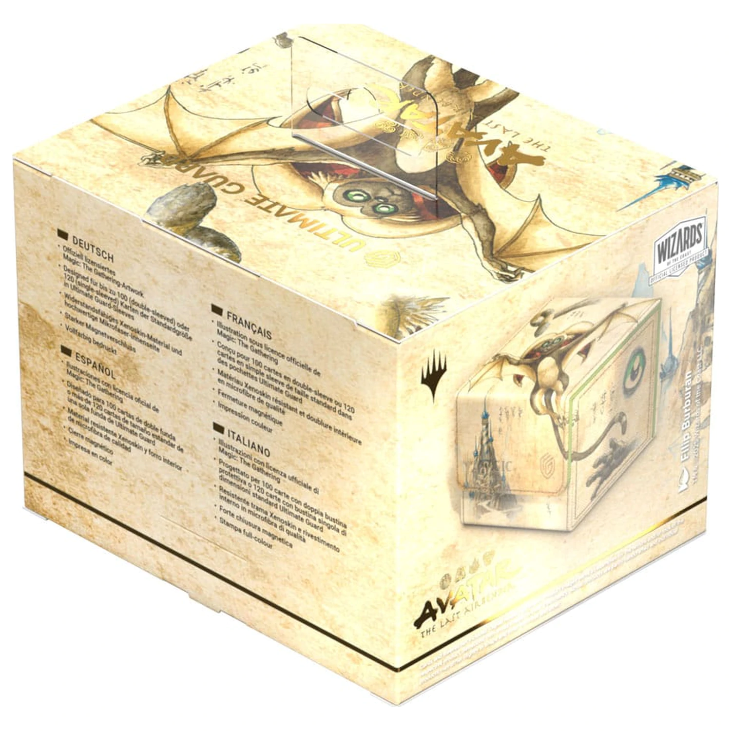 Ultimate Guard Sidewinder 100+ Xenoskin Magic: The Gathering | Avatar: The Last Airbender - Momo, Friendly Flier poza produsului