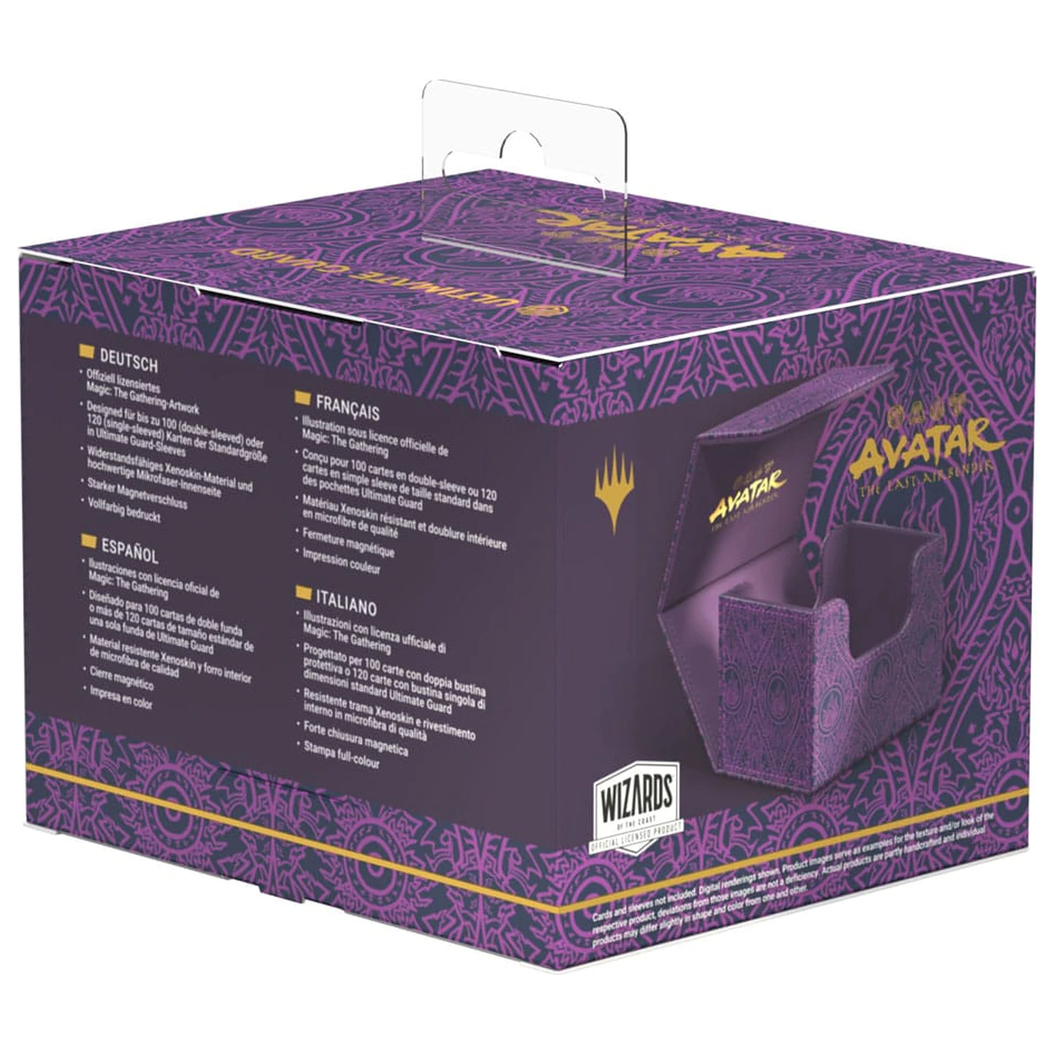 Ultimate Guard Sidewinder 100+ Xenoskin Magic: The Gathering | Avatar: The Last Airbender - Black Mana poza produsului