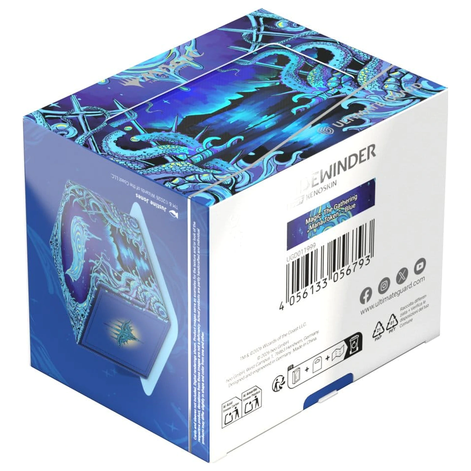 Ultimate Guard Sidewinder 100+ Xenoskin Magic: The Gathering "Jeton de mană" - Island poza produsului