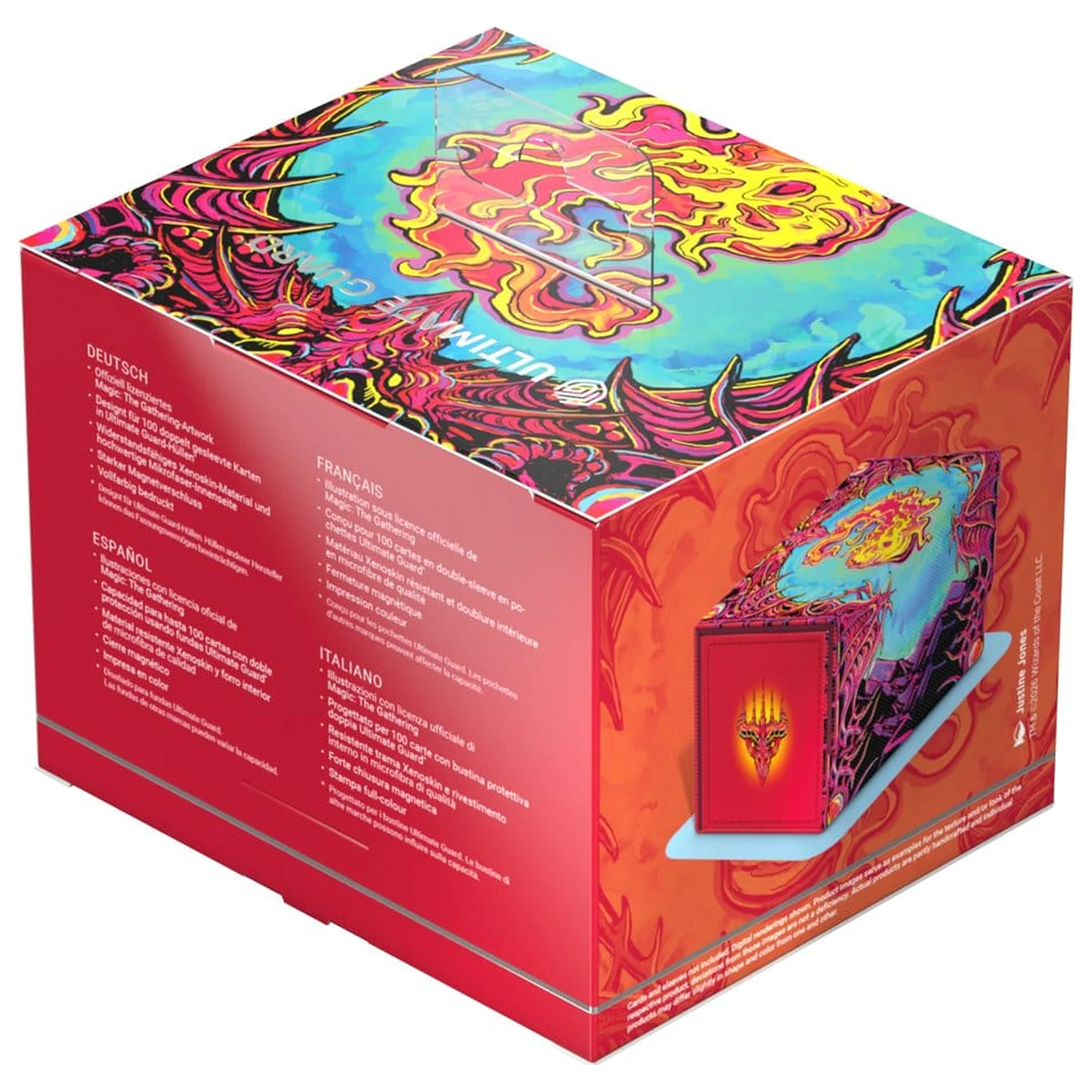 Ultimate Guard Sidewinder 100+ Xenoskin Magic: The Gathering  Jeton Mana - Mountain poza produsului