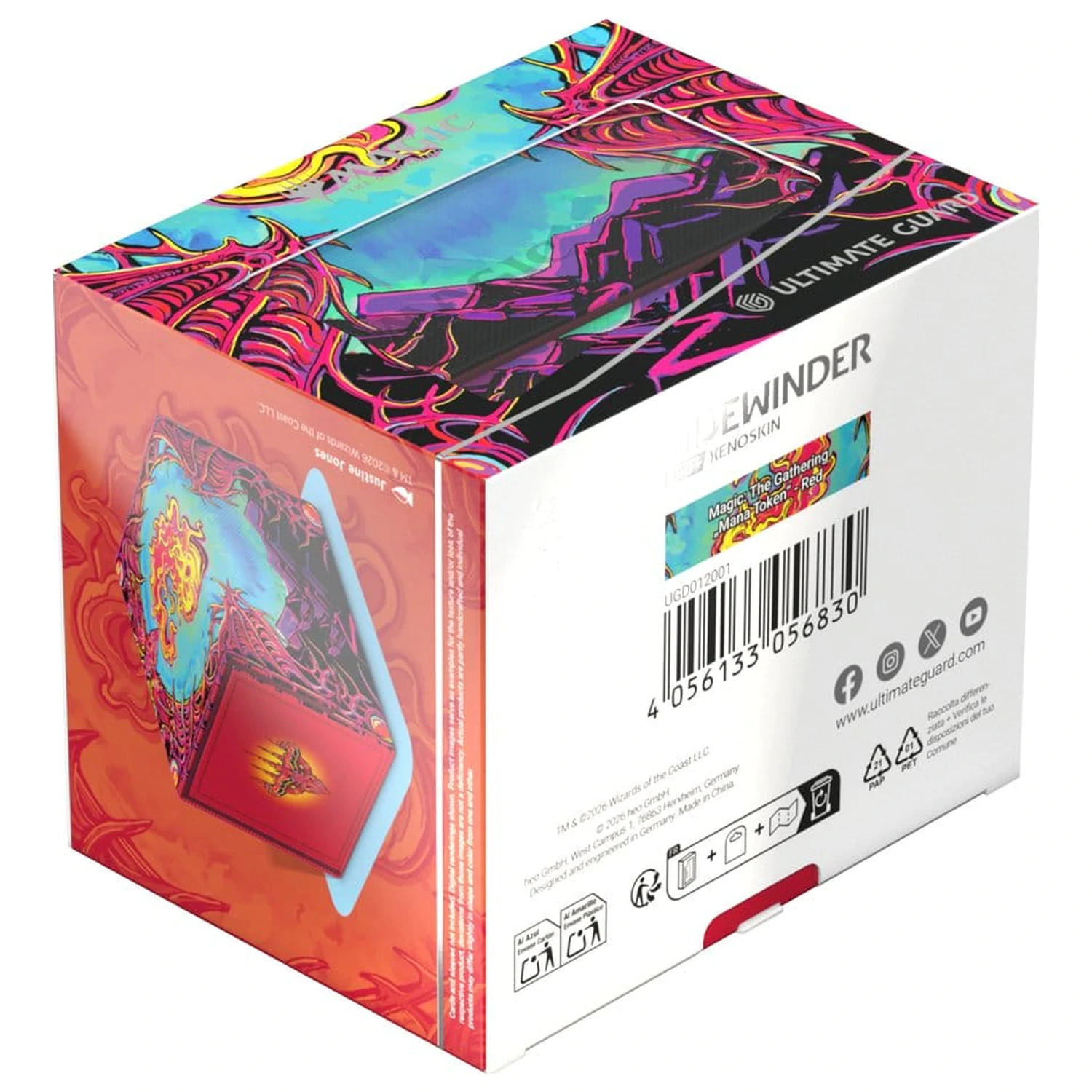 Ultimate Guard Sidewinder 100+ Xenoskin Magic: The Gathering  Jeton Mana - Mountain poza produsului