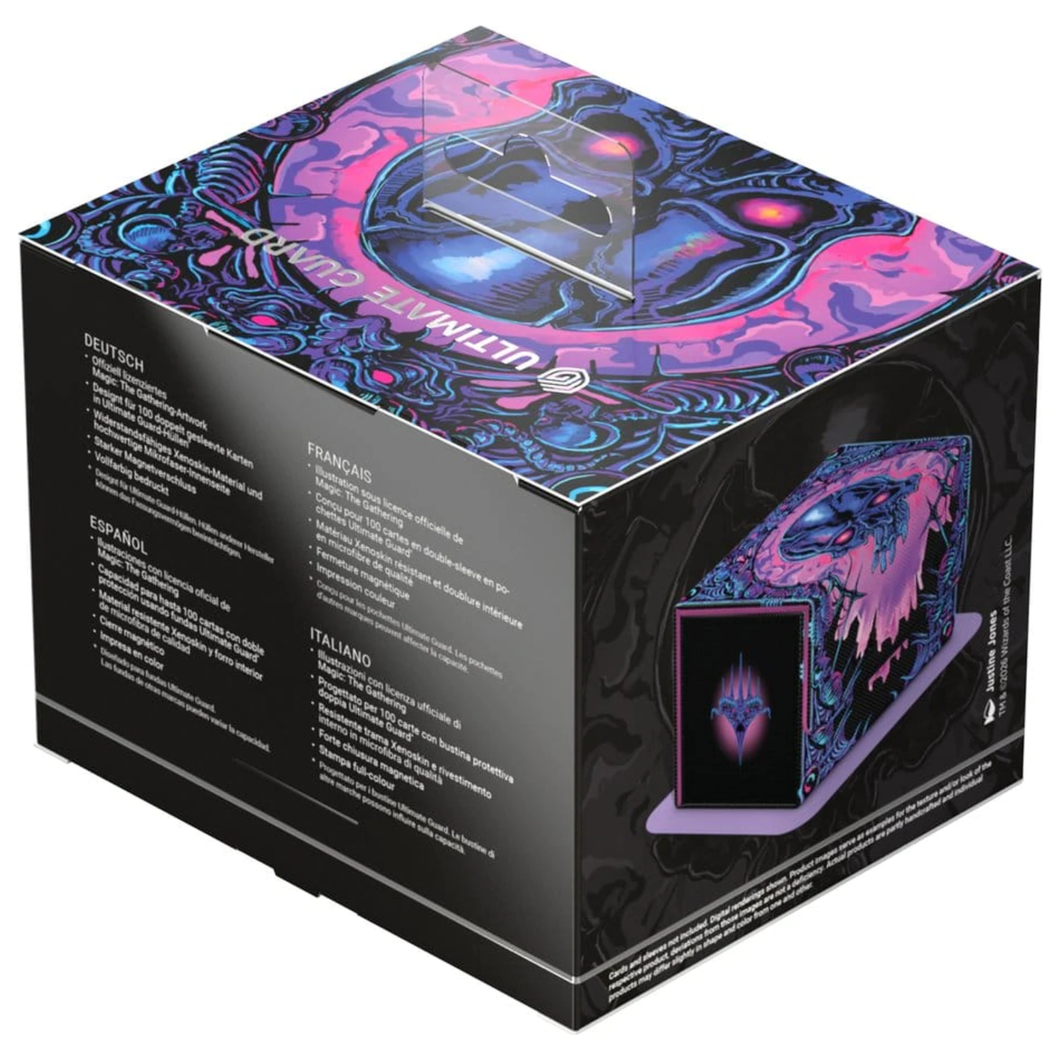 Ultimate Guard Sidewinder 100+ Xenoskin Magic: The Gathering "Jeton Mana" - Swamp poza produsului