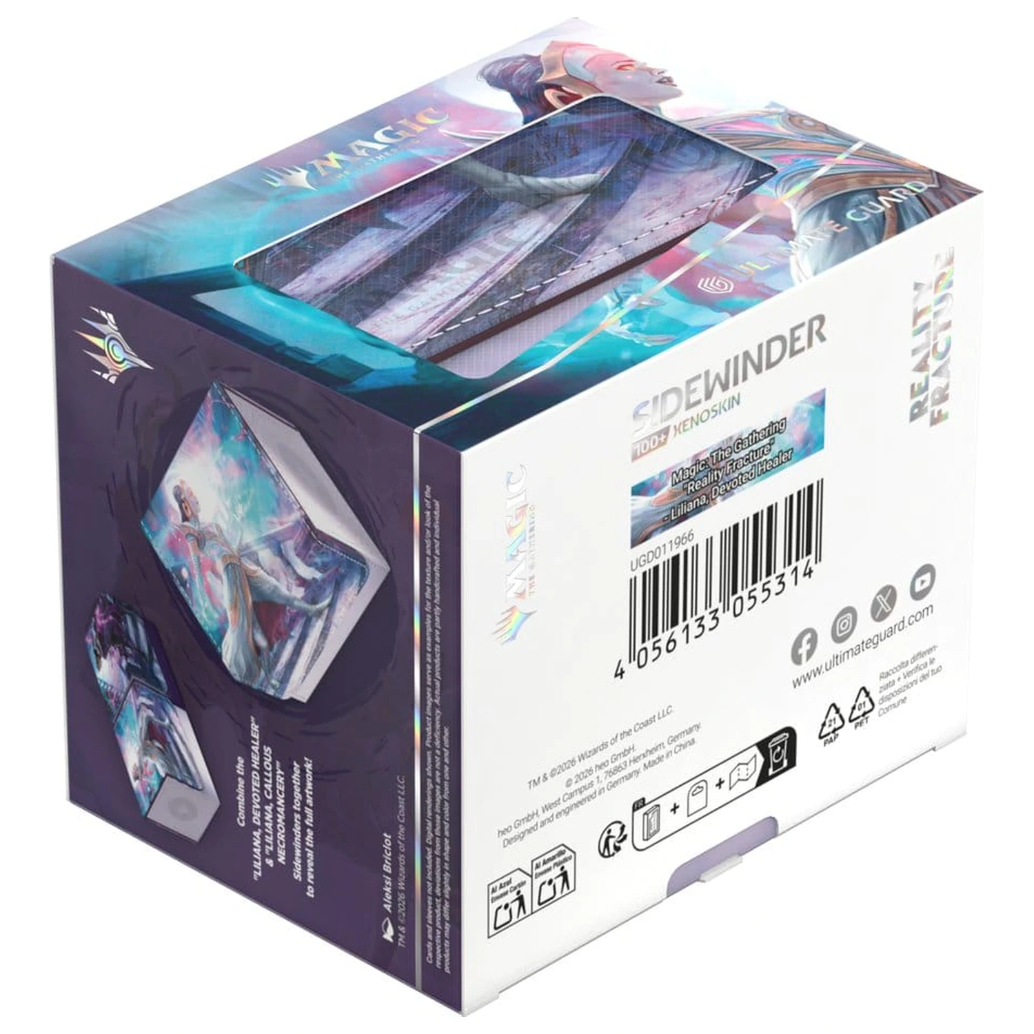Ultimate Guard Sidewinder 100+ Xenoskin Magic: The Gathering "Reality Fracture" - Liliana, Devoted Healer poza produsului