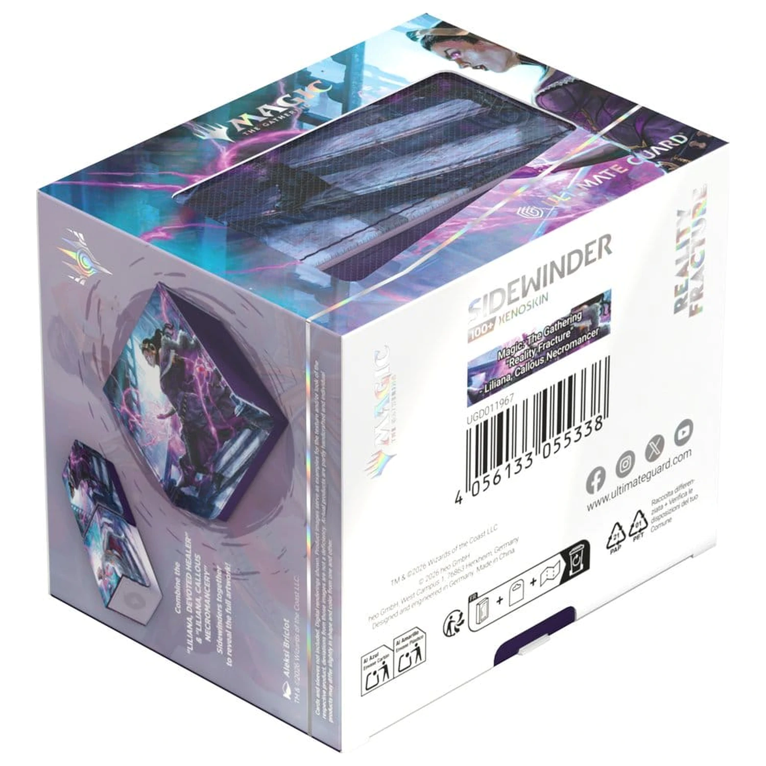 Ultimate Guard Sidewinder 100+ Xenoskin Magic: The Gathering "Reality Fracture" - Liliana, Callous Necromancer poza produsului