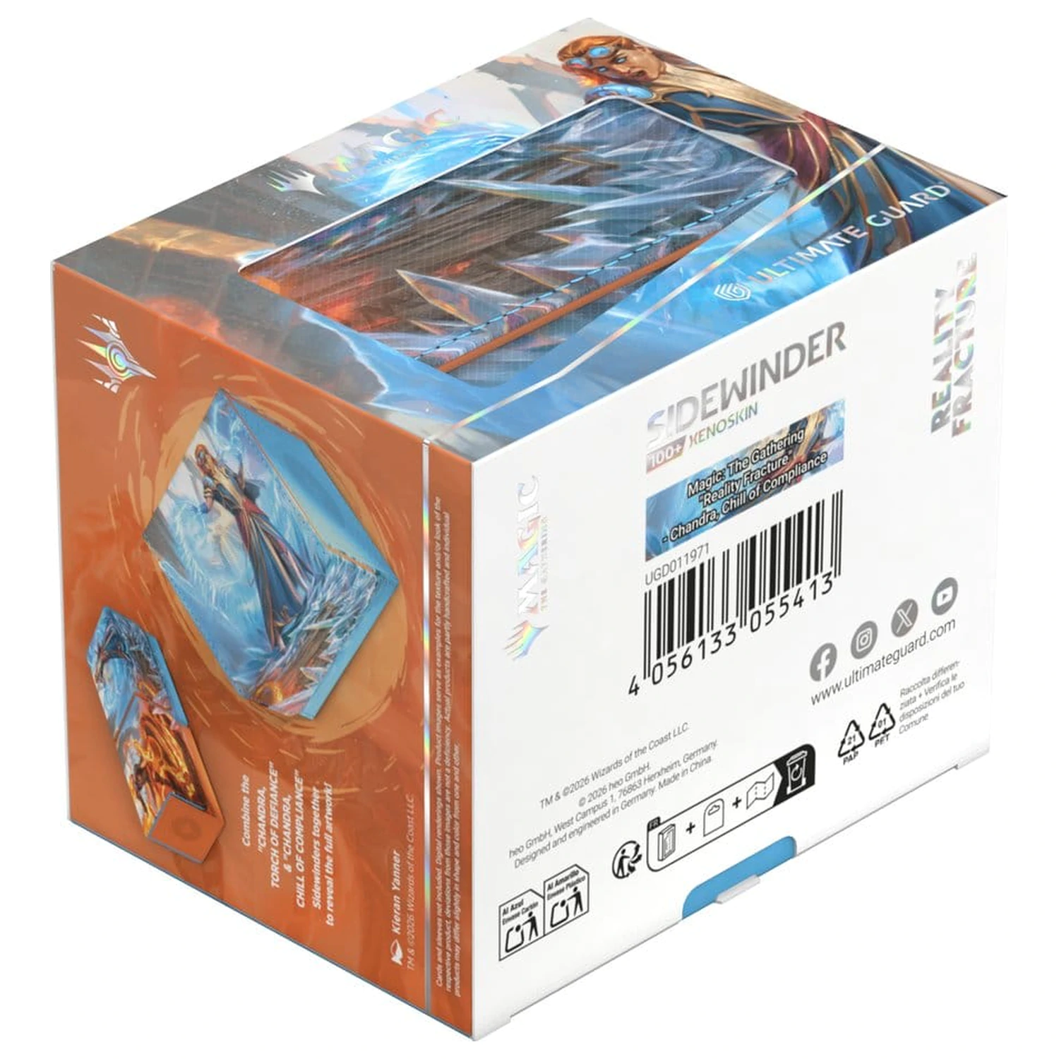 Ultimate Guard Sidewinder 100+ Xenoskin Magic: The Gathering "Reality Fracture" - Chandra, Chill of Compliance poza produsului