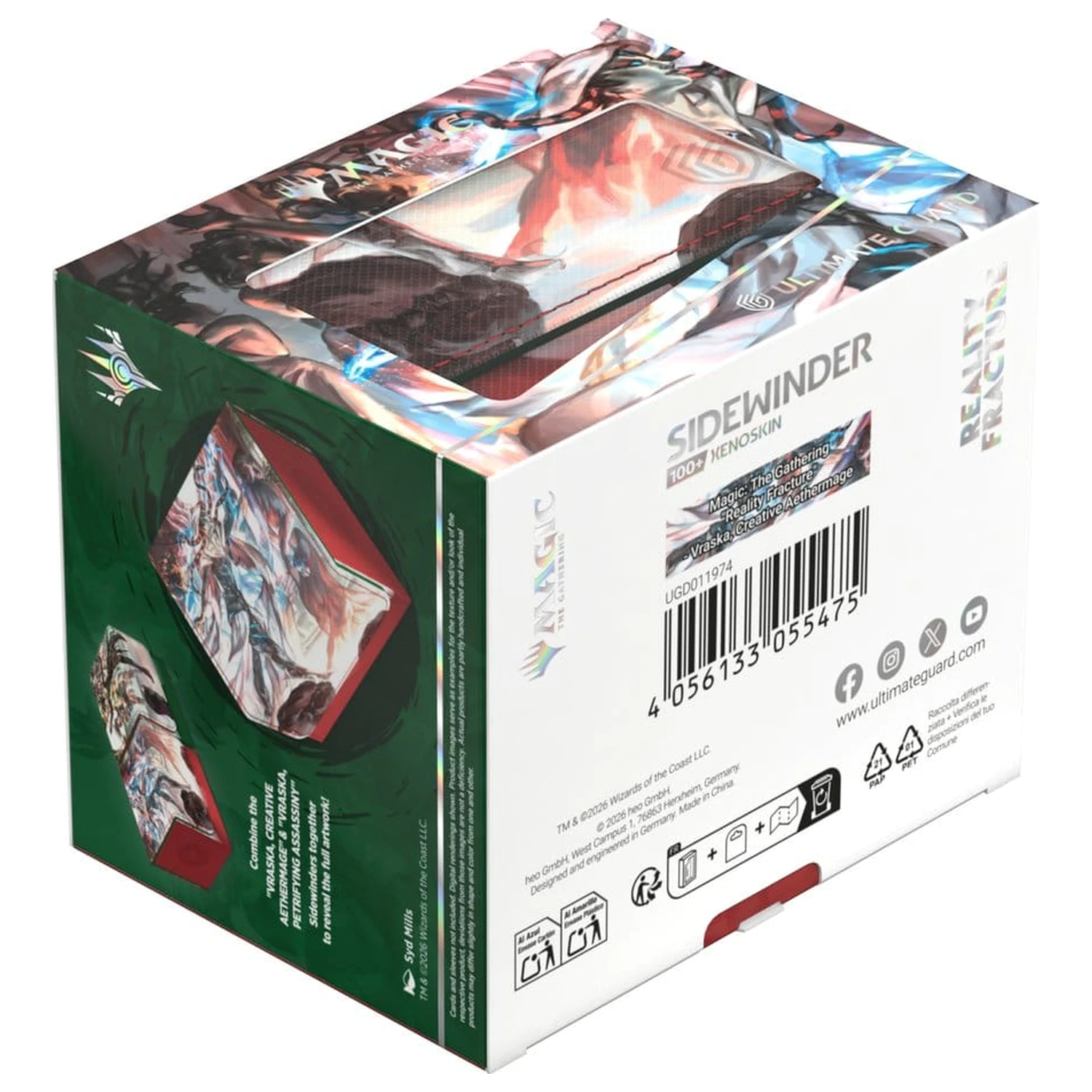 Ultimate Guard Sidewinder 100+ Xenoskin Magic: The Gathering "Reality Fracture" - Vraska, Creative Aethermage poza produsului