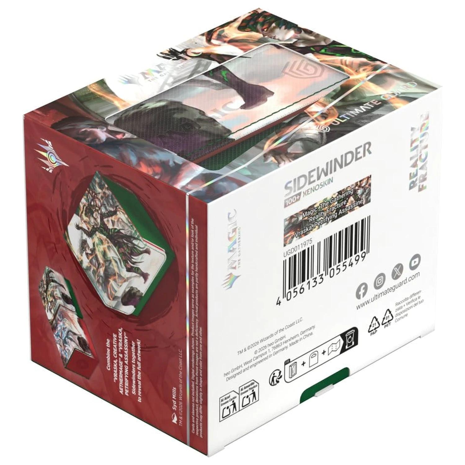 Ultimate Guard Sidewinder 100+ Xenoskin Magic: The Gathering "Reality Fracture" - Vraska, Petrifying Assassin poza produsului