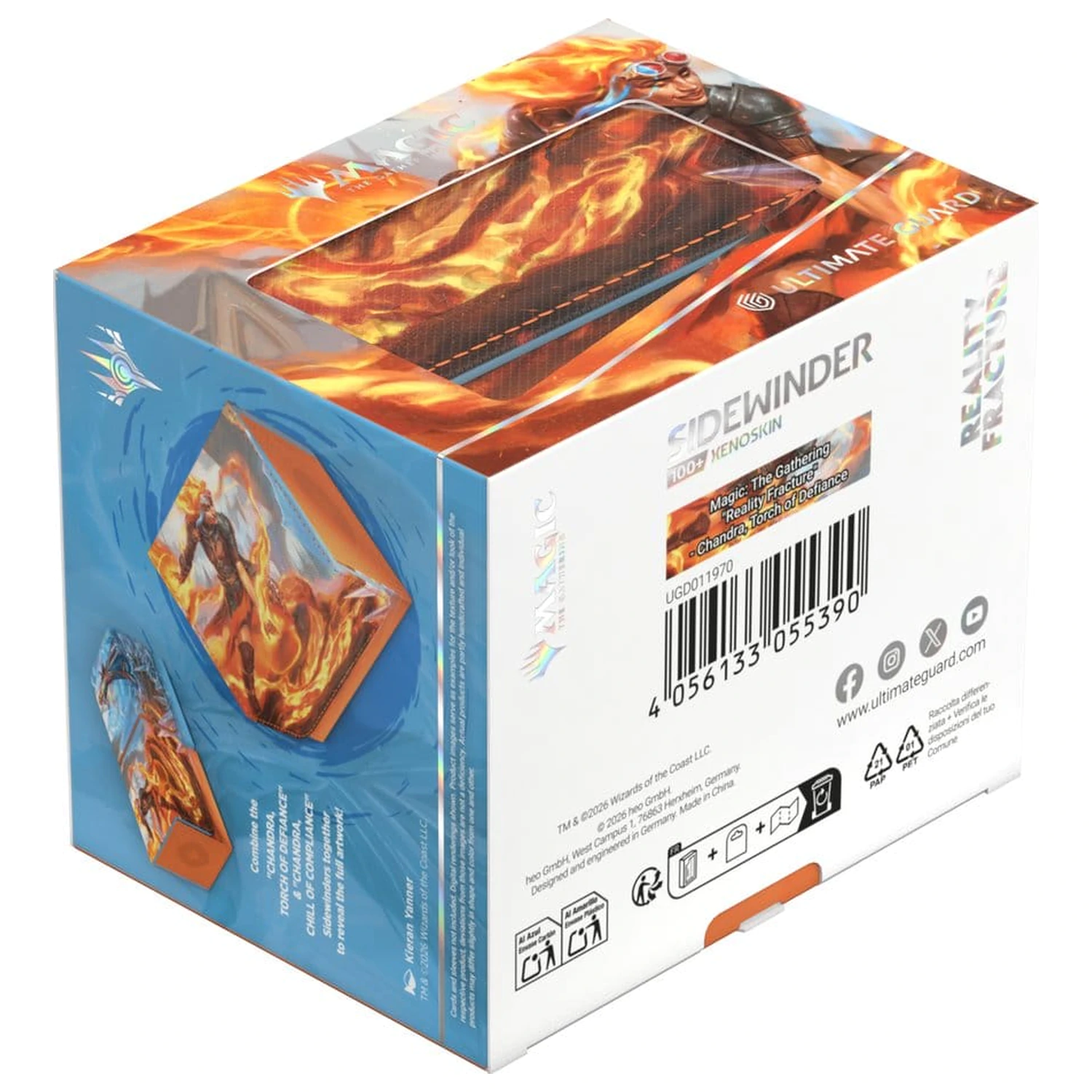 Ultimate Guard Sidewinder 100+ Xenoskin Magic: The Gathering "Reality Fracture" - Chandra, Torch of Defiance poza produsului