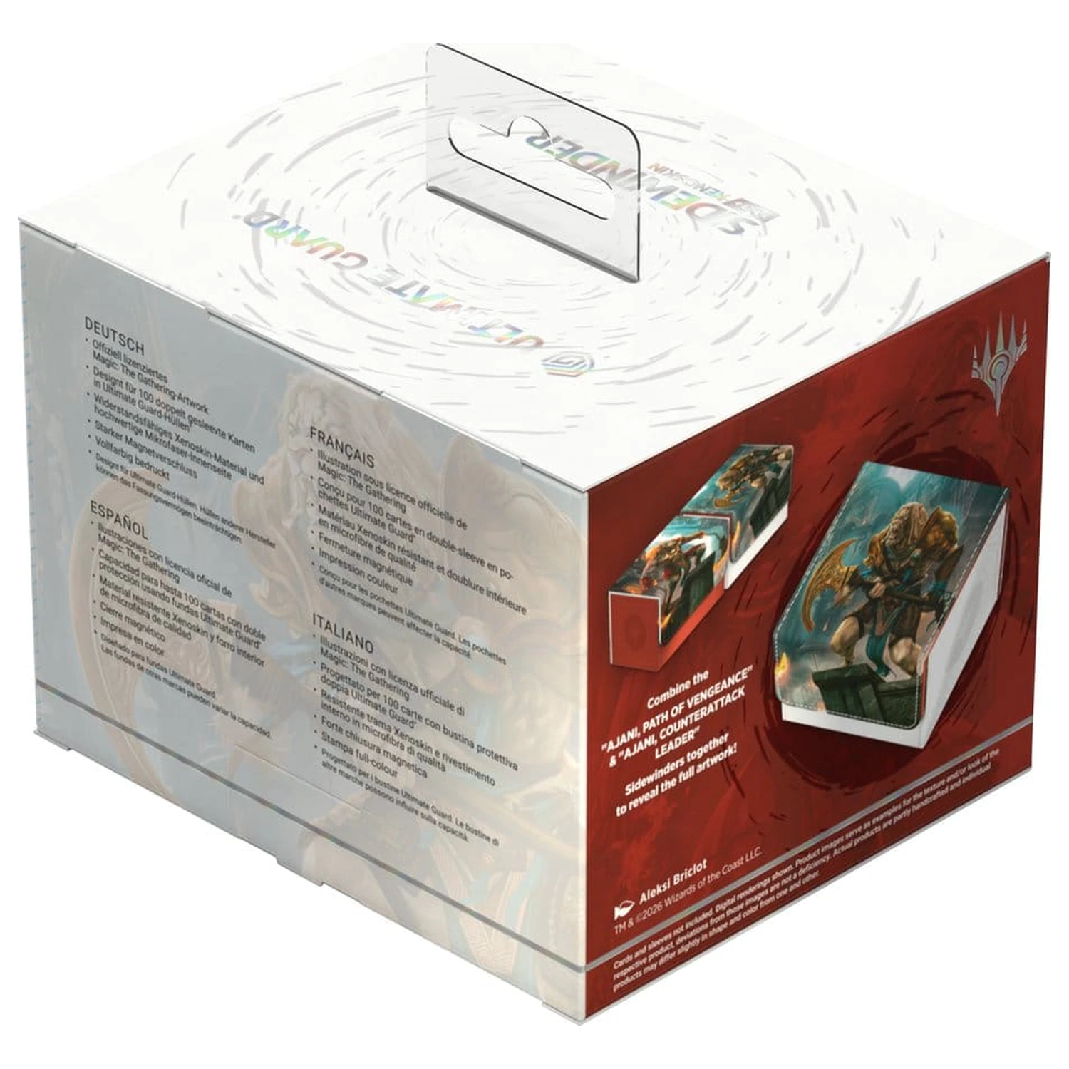 Ultimate Guard Sidewinder 100+ Xenoskin Magic: The Gathering "Reality Fracture" - Ajani, Counterattack Leader poza produsului