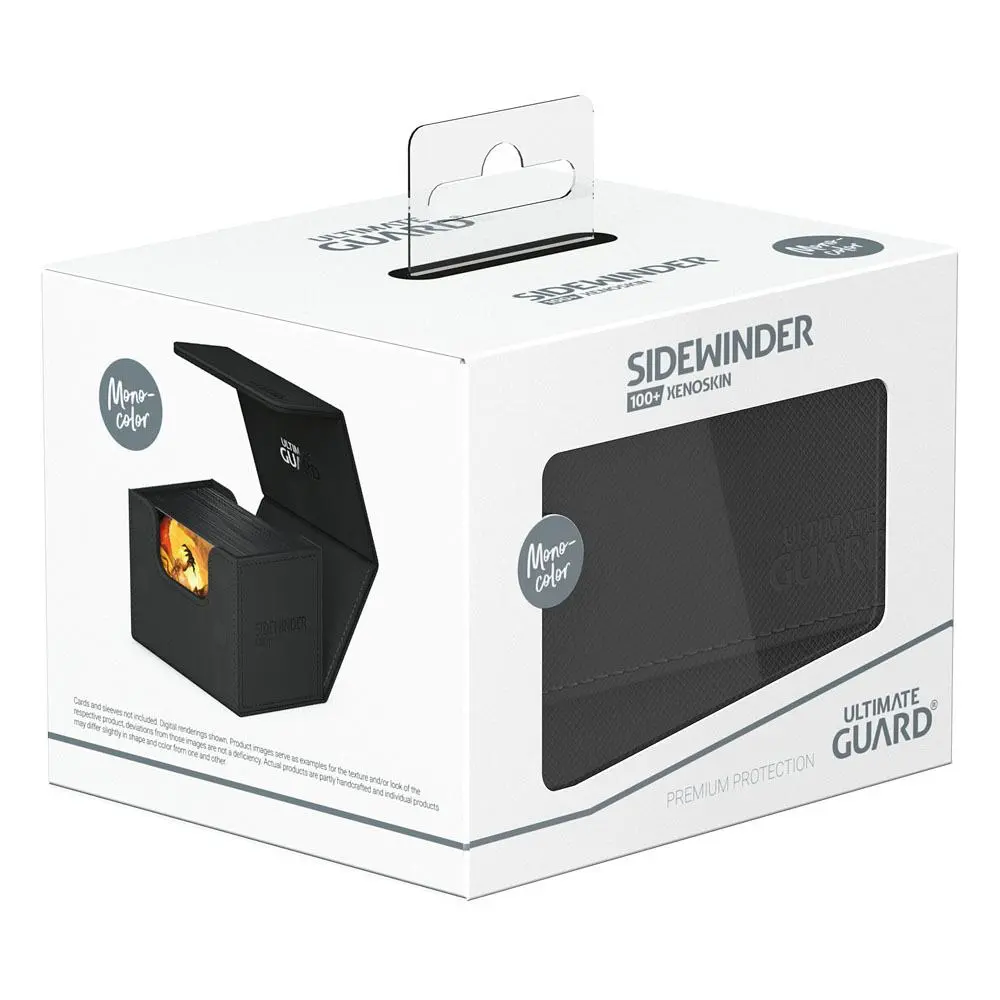 Ultimate Guard Sidewinder 100+ XenoSkin Monocolor Negru poza produsului