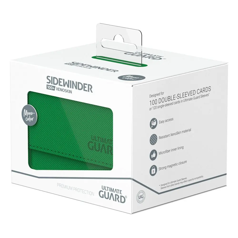 Ultimate Guard Sidewinder 100+ XenoSkin Monocolor Verde poza produsului