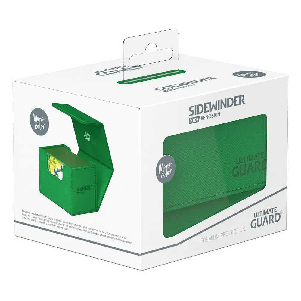 Ultimate Guard Sidewinder 100+ XenoSkin Monocolor Verde poza produsului