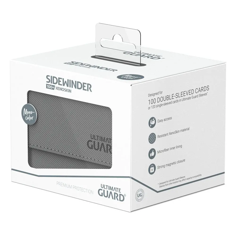 Ultimate Guard Sidewinder 100+ XenoSkin Monocolor Gri poza produsului