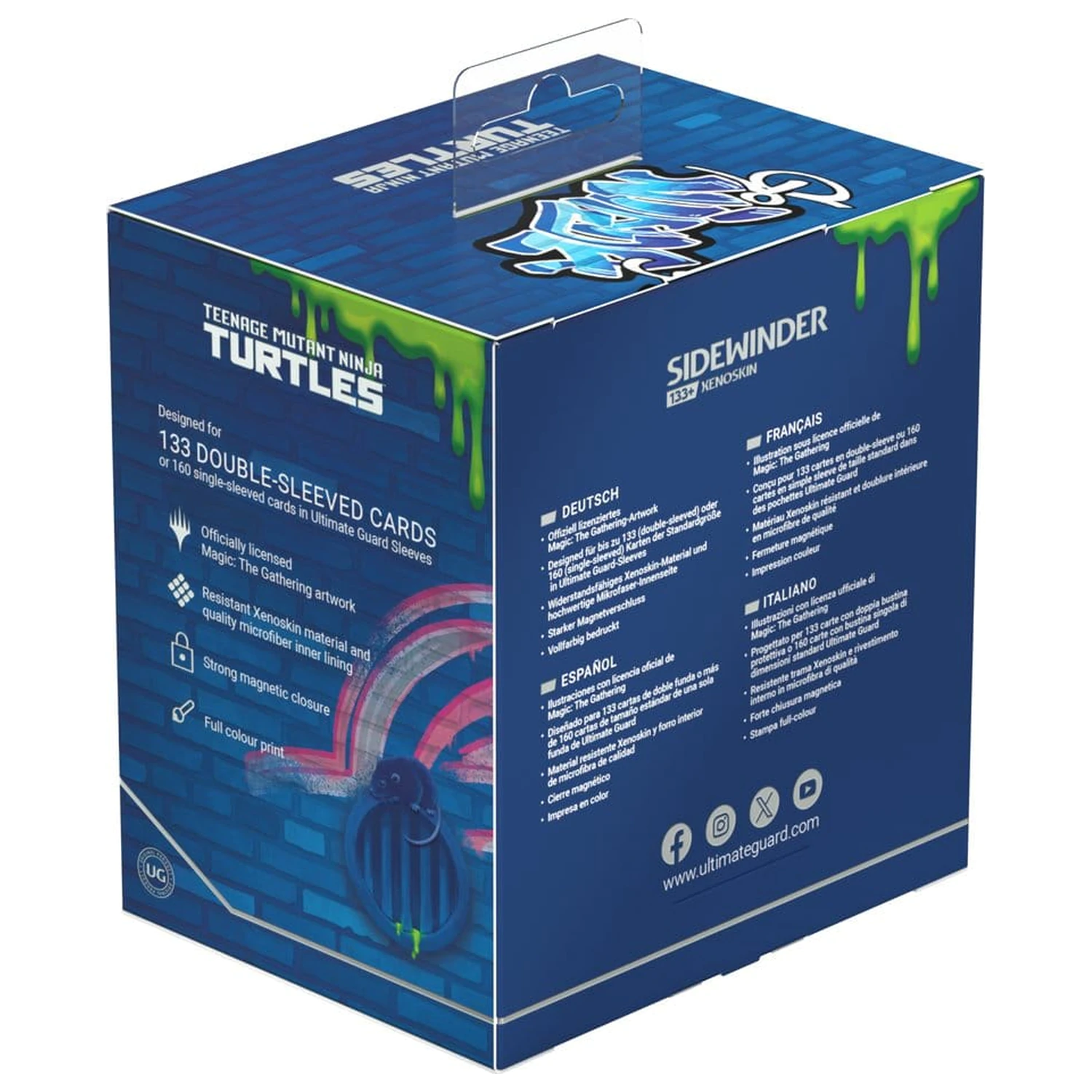 Ultimate Guard Sidewinder 133+ Xenoskin Magic: The Gathering | Teenage Mutant Ninja Turtles - Sewer Walls poza produsului