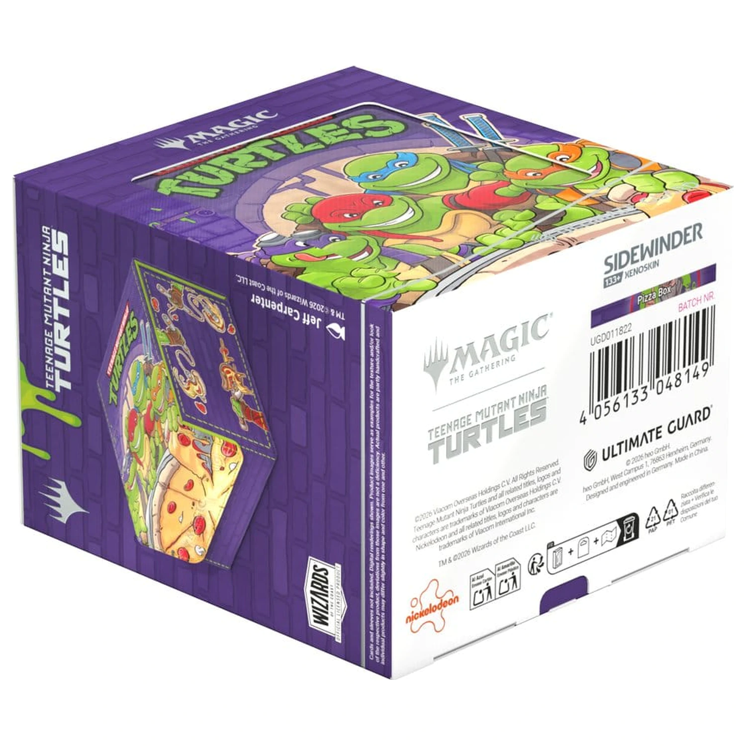 Ultimate Guard Sidewinder 133+ Xenoskin Magic: The Gathering | Teenage Mutant Ninja Turtles - Pizza box poza produsului