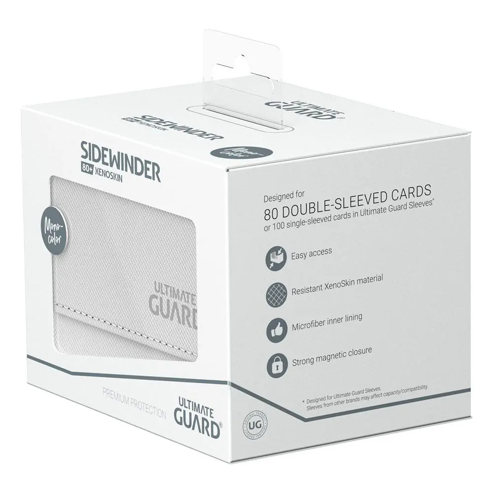 Ultimate Guard Sidewinder 80+ XenoSkin Monocolor Alb poza produsului