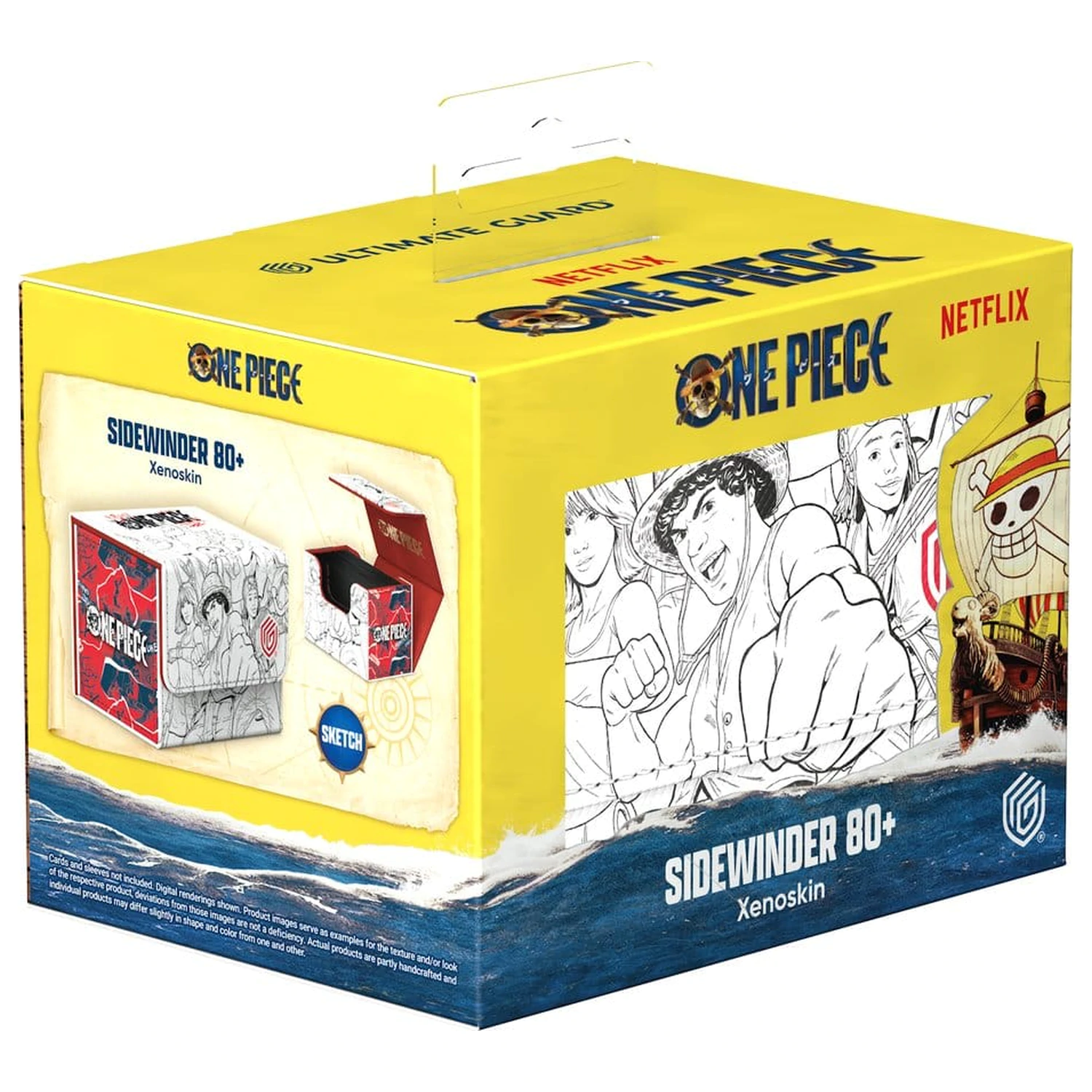 Ultimate Guard Sidewinder 80+ Xenoskin One Piece - Sketch poza produsului
