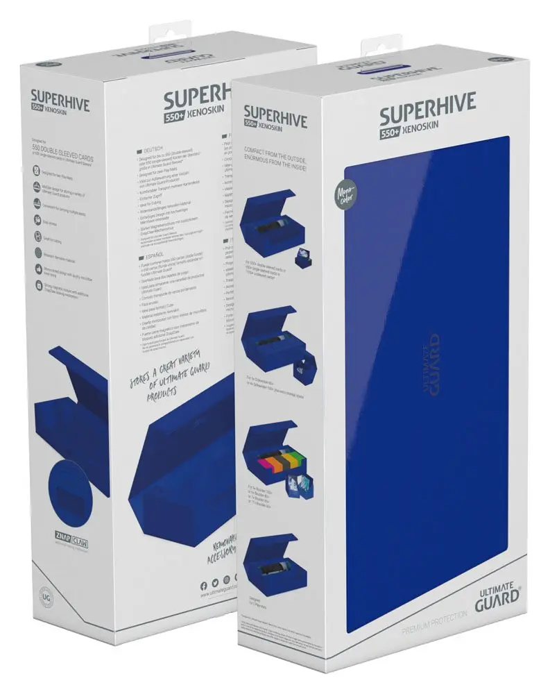 Ultimate Guard Superhive 550+ XenoSkin Monocolor Albastru poza produsului