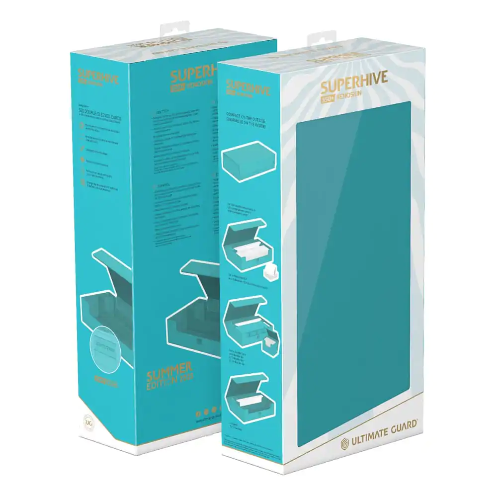 Ultimate Guard Superhive 550+ Xenoskin "Summer Edition 2025" - Lagoon poza produsului