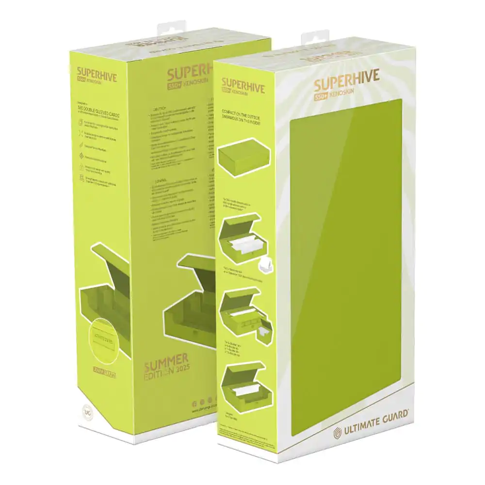 Ultimate Guard Superhive 550+ Xenoskin "Summer Edition 2025" - Lime poza produsului